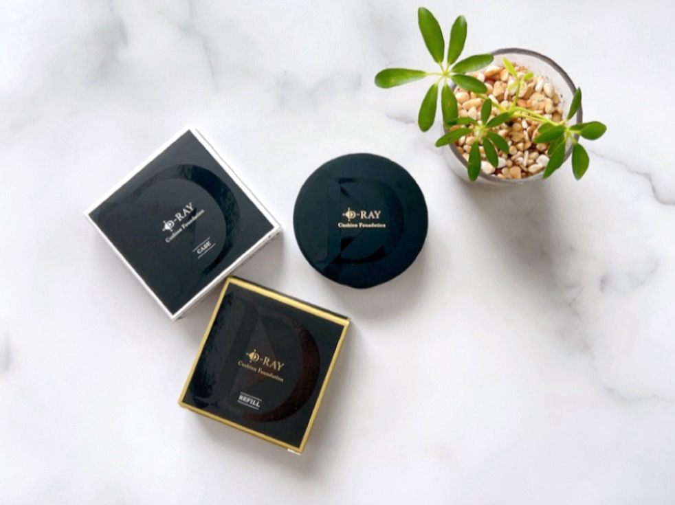 ⁡
⁡
D-RAY
☑︎ クッションファンデ
⁡
⁡
こちらは9月4日に発売されたばかりの新商品✧*テカリすぎず、マットすぎない
「ちょうどいい」を叶える欲張りファンデです´-
⁡
⁡
Point𓂃⧉
☑︎ ナチュラルなカバーカ
    