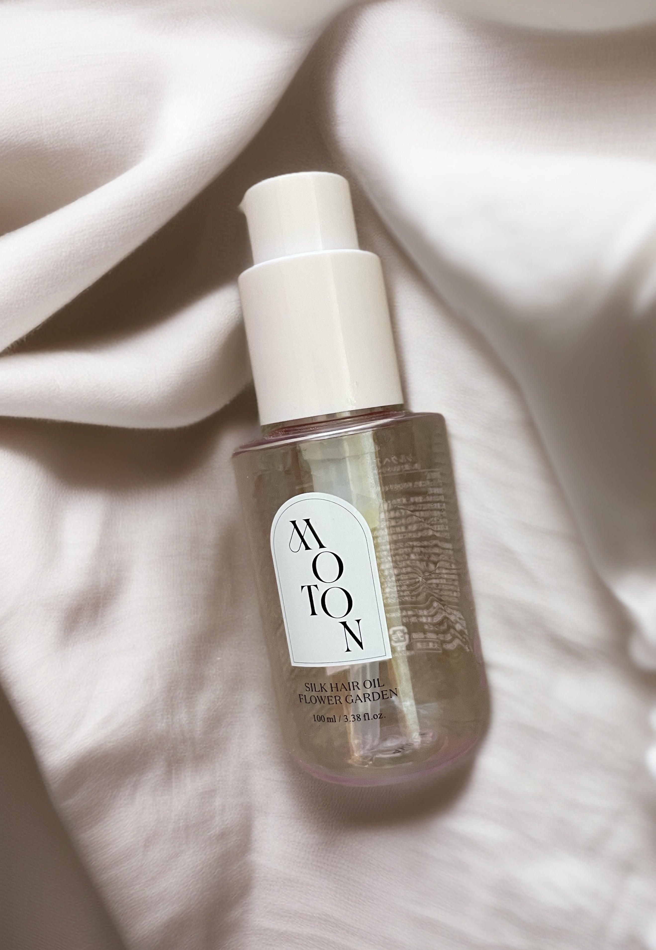 MOTON シルクヘアオイル フラワーガーデン/MOTON/ヘアオイルを使ったクチコミ（1枚目）