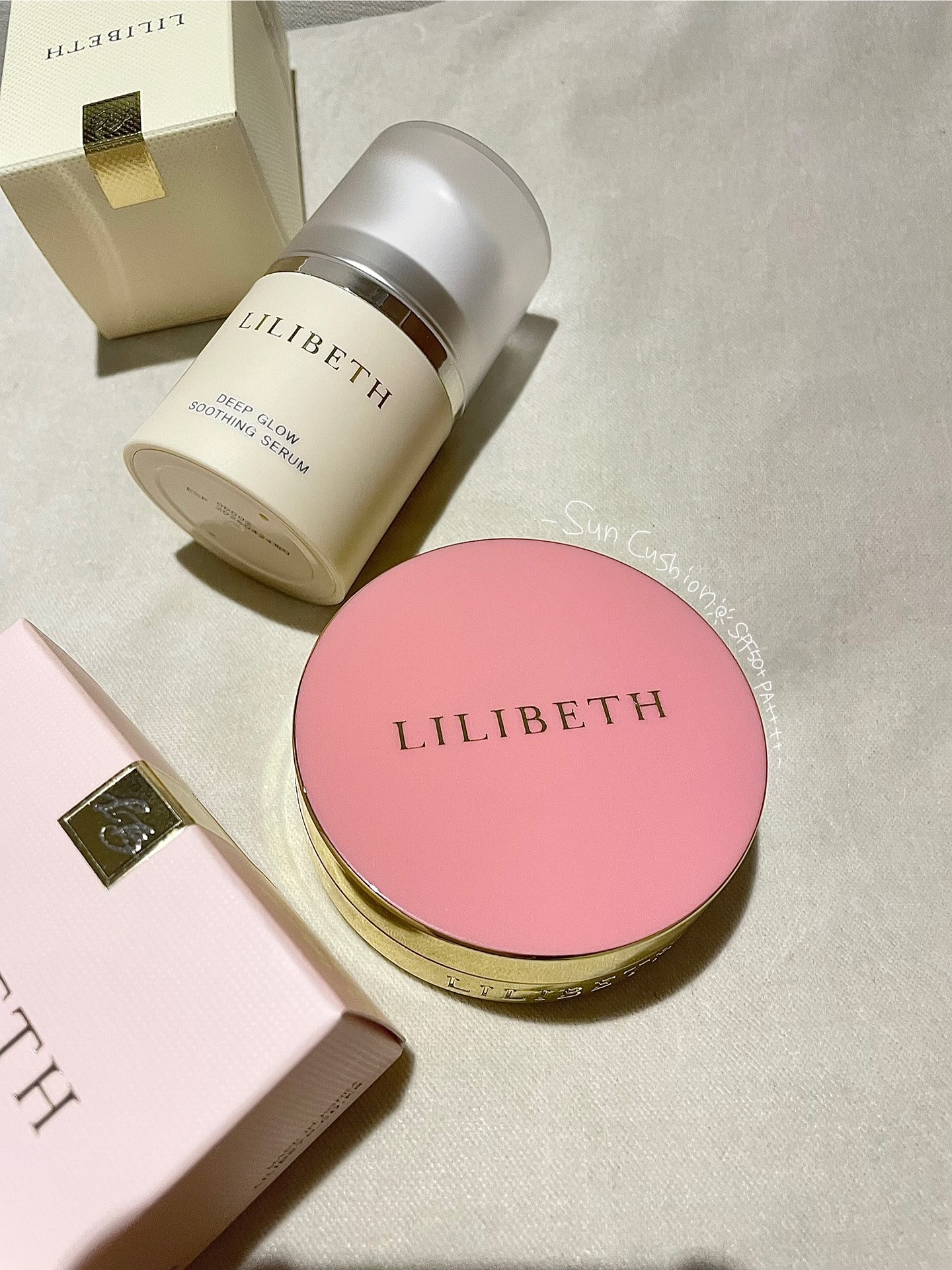 サンクッション /LILIBETH/日焼け止めローションを使ったクチコミ（1枚目）