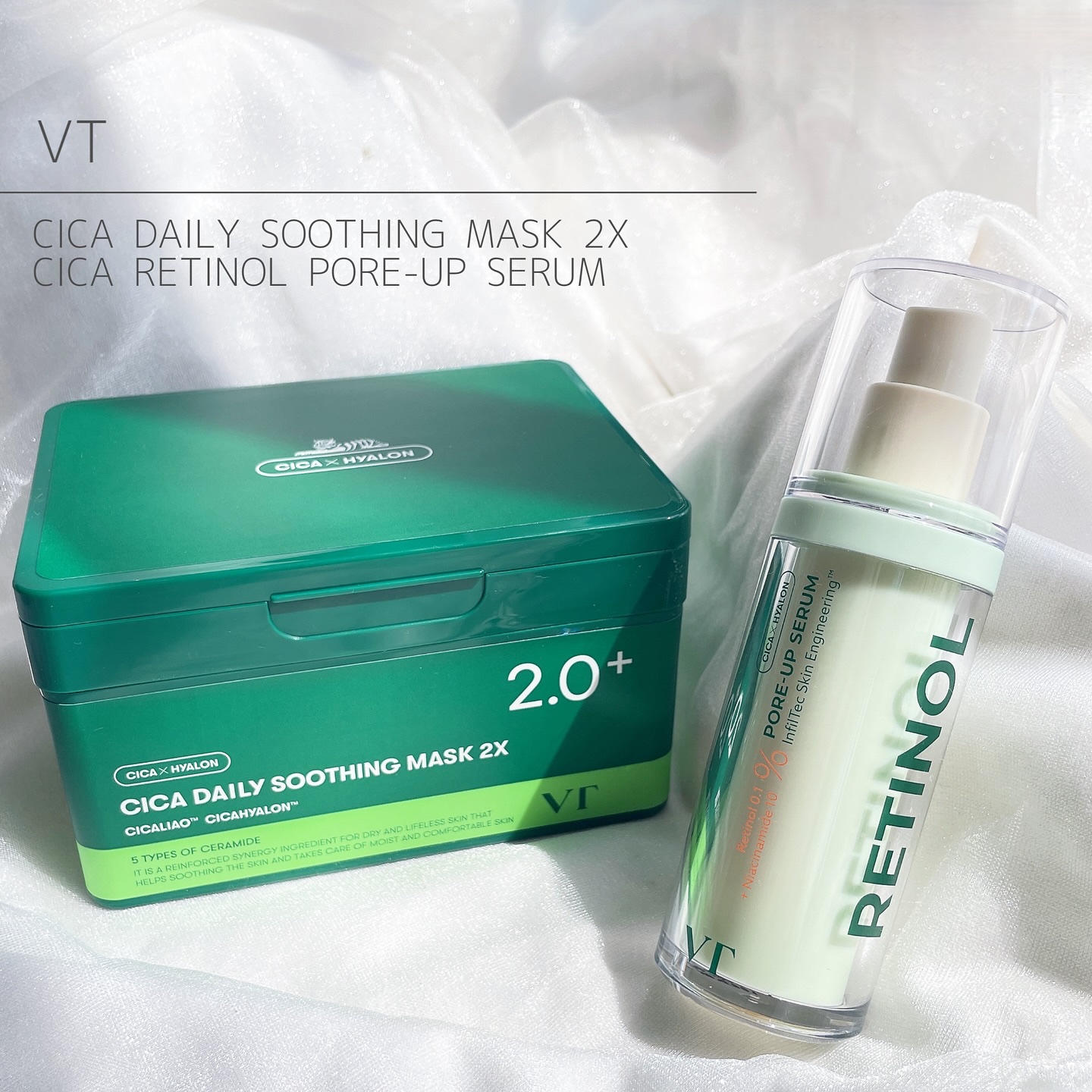 CICA デイリースージングマスク2X/VT/シートマスク・パックを使ったクチコミ（1枚目）