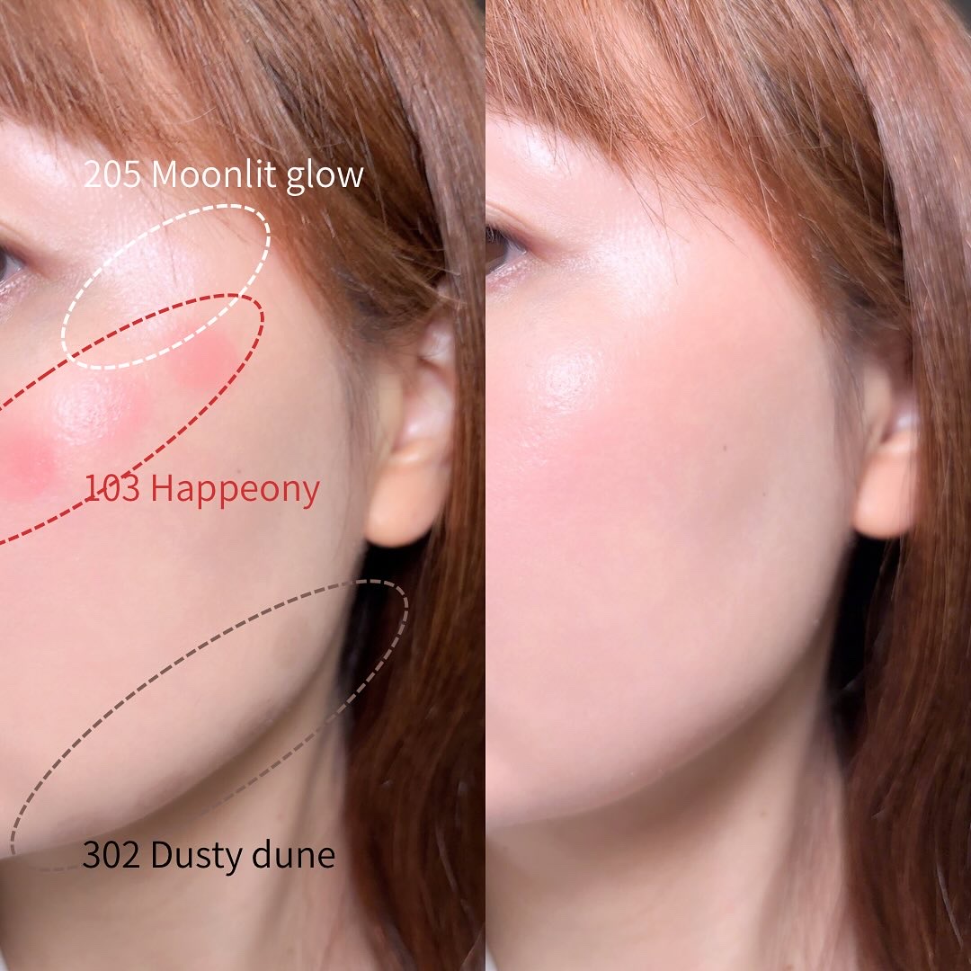 アイコニックカラーワンド/COSIERO /リキッドチークを使ったクチコミ（3枚目）