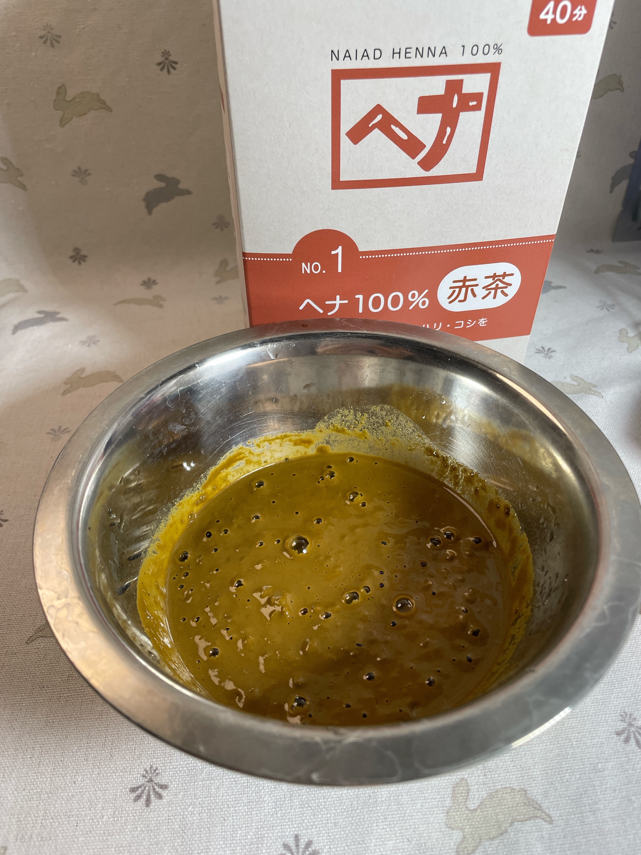 ヘナ 100％/ナイアード/ヘアカラーを使ったクチコミ（2枚目）