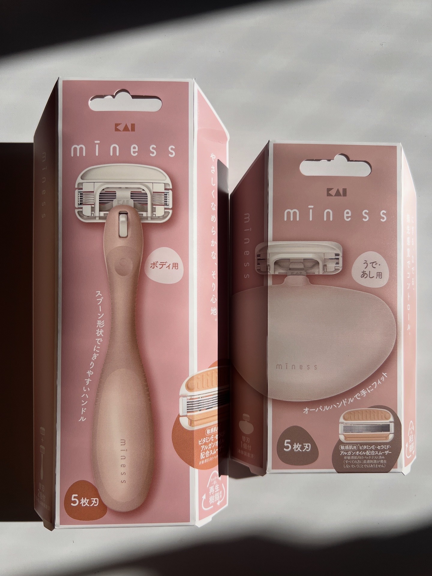 miness ボディ用カミソリ 替刃2個付/貝印/シェーバーを使ったクチコミ（3枚目）