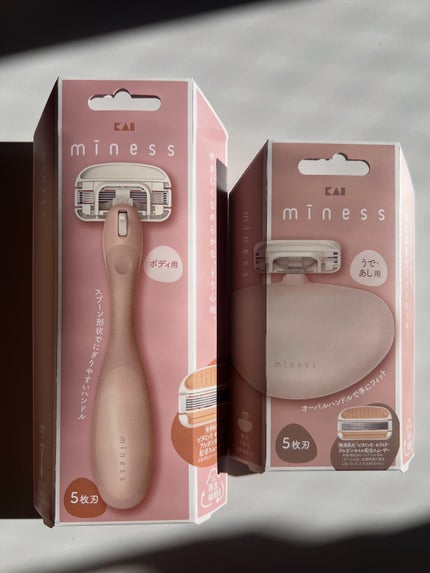 miness ボディ用カミソリ 替刃2個付/貝印/シェーバーを使ったクチコミ(3枚目)