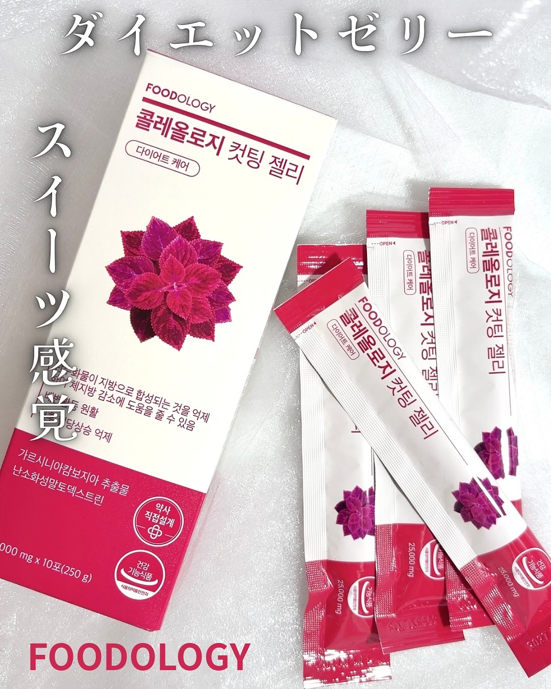 コレオロジー/FOODOLOGY/ボディサプリメントを使ったクチコミ（1枚目）