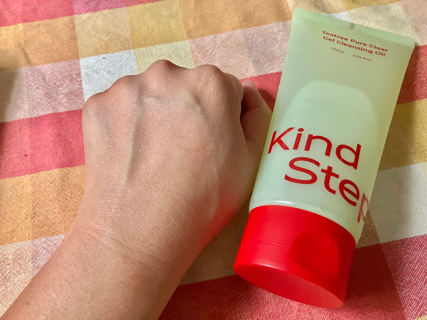 ティーツリージェルクレンジングオイル/KindStep/クレンジングジェルを使ったクチコミ(6枚目)