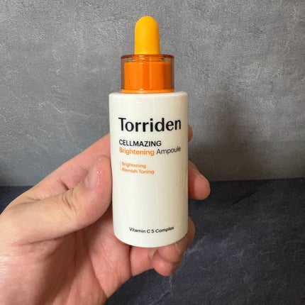 Torriden セルメイジング ビタC ブライトニングアンプルのクチコミ「ベタつかいなビタミン美容液!
鎮静や毛穴ケアにも◎
▷Torriden セルメイジング ビタ.....」(1枚目)