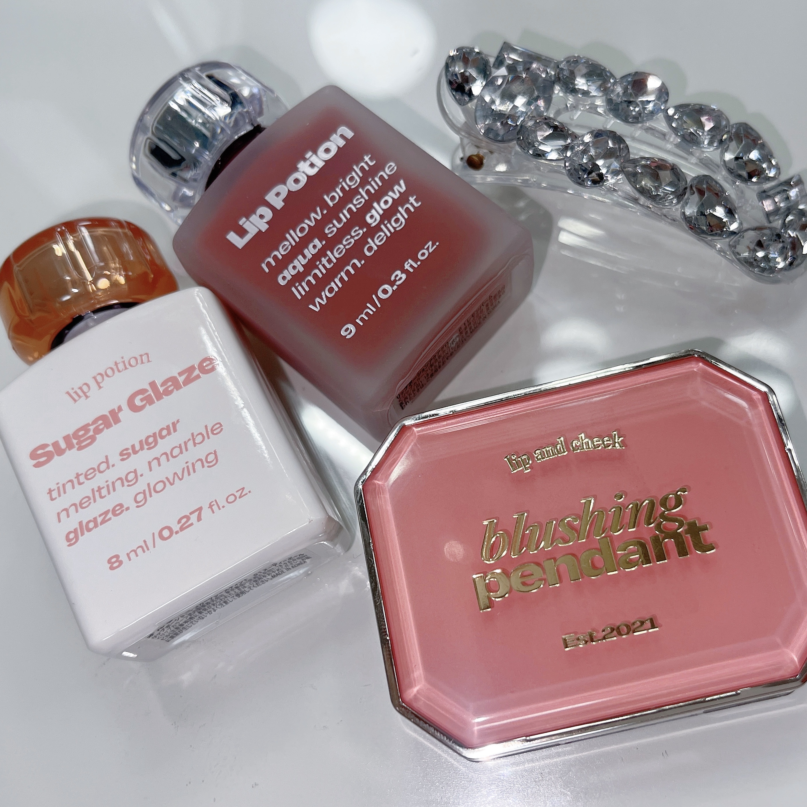 リップポーション アクアグロー 01 レモンバーム/alternativestereo/リップグロスを使ったクチコミ（1枚目）