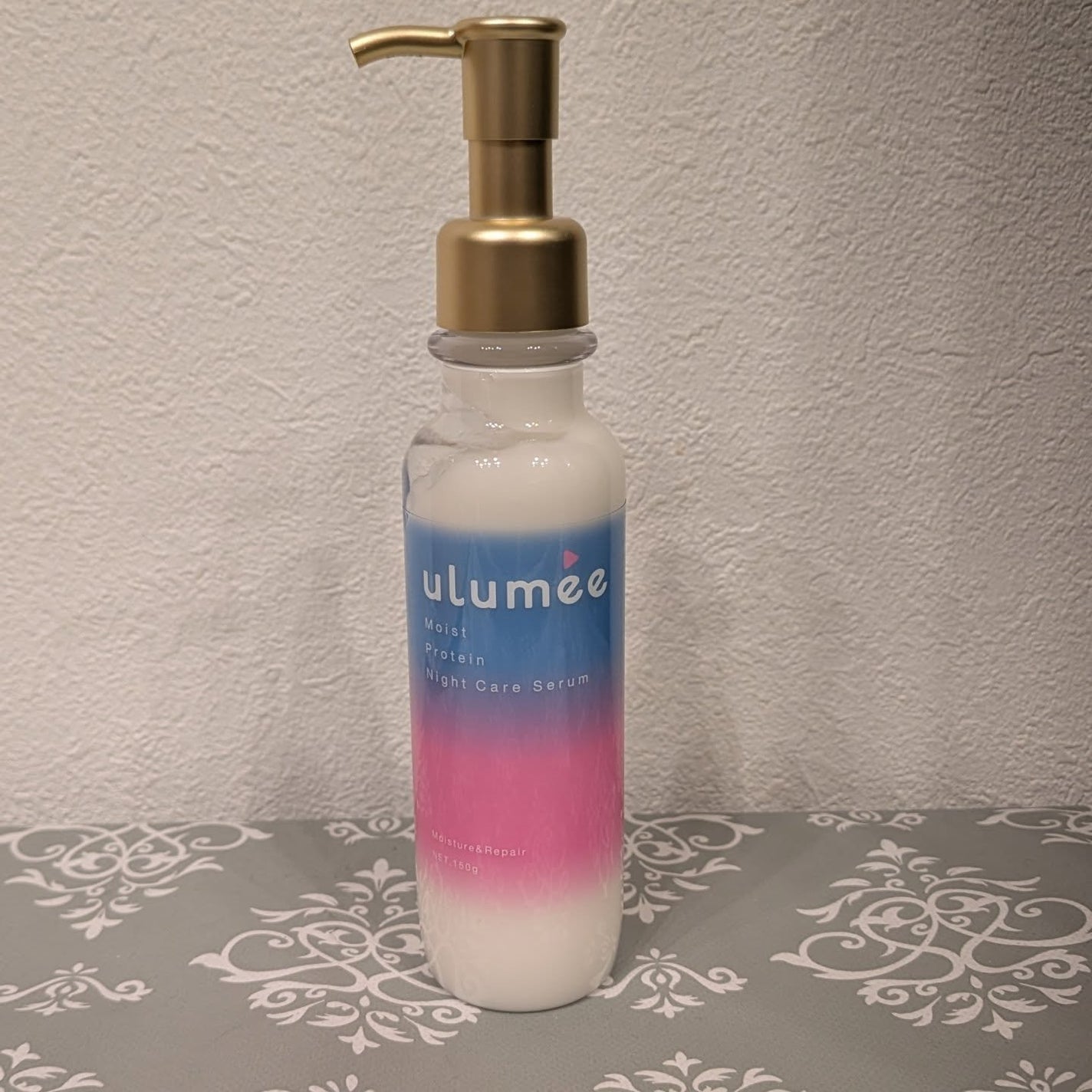 ウルミー モイストプロテイン ナイトケアセラム ピーチ&ジャスミンムスクの香り/ulumee/ヘアオイルを使ったクチコミ(1枚目)