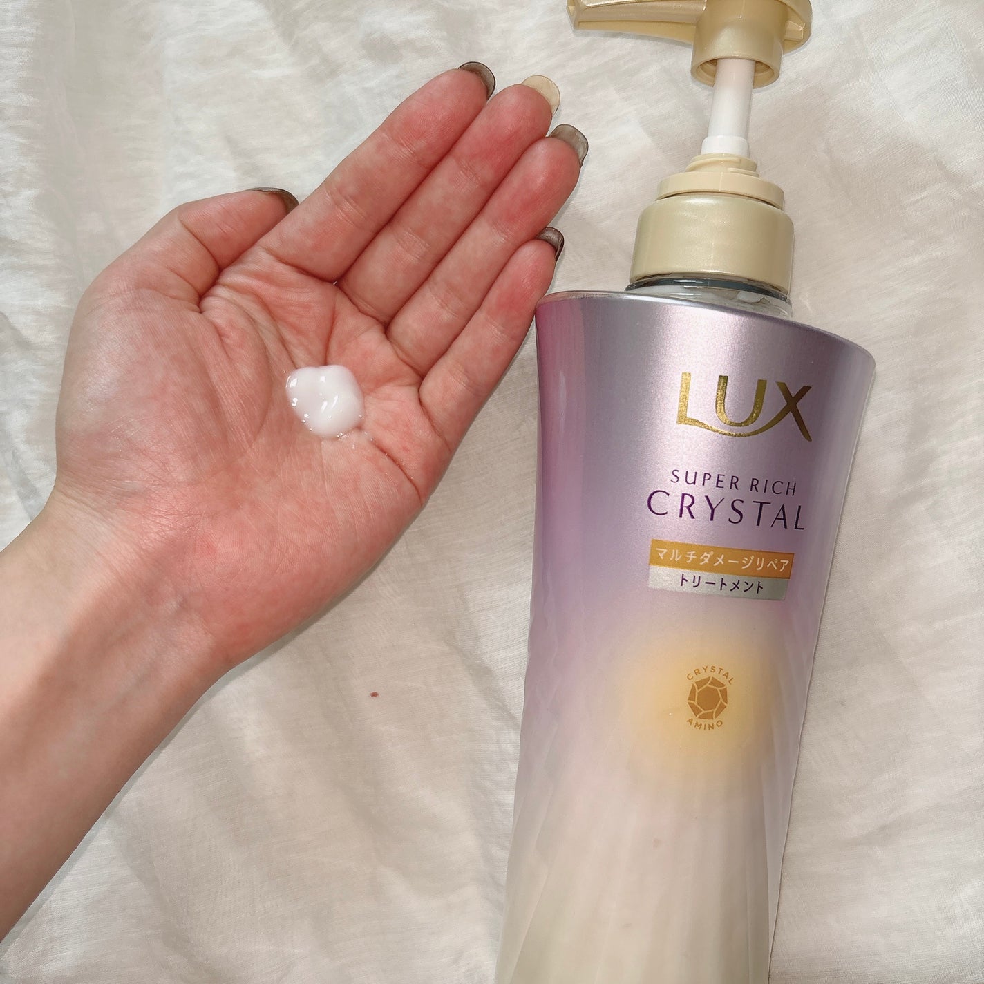 スーパーリッチクリスタル マルチダメージリペア シャンプー/トリートメント/LUX/市販シャンプーを使ったクチコミ(6枚目)