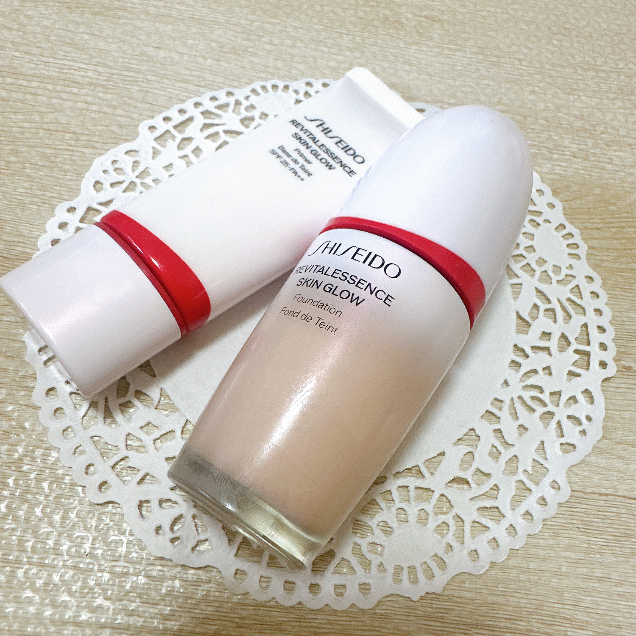 エッセンス スキングロウ ファンデーション/SHISEIDO/リキッドファンデーションを使ったクチコミ（2枚目）