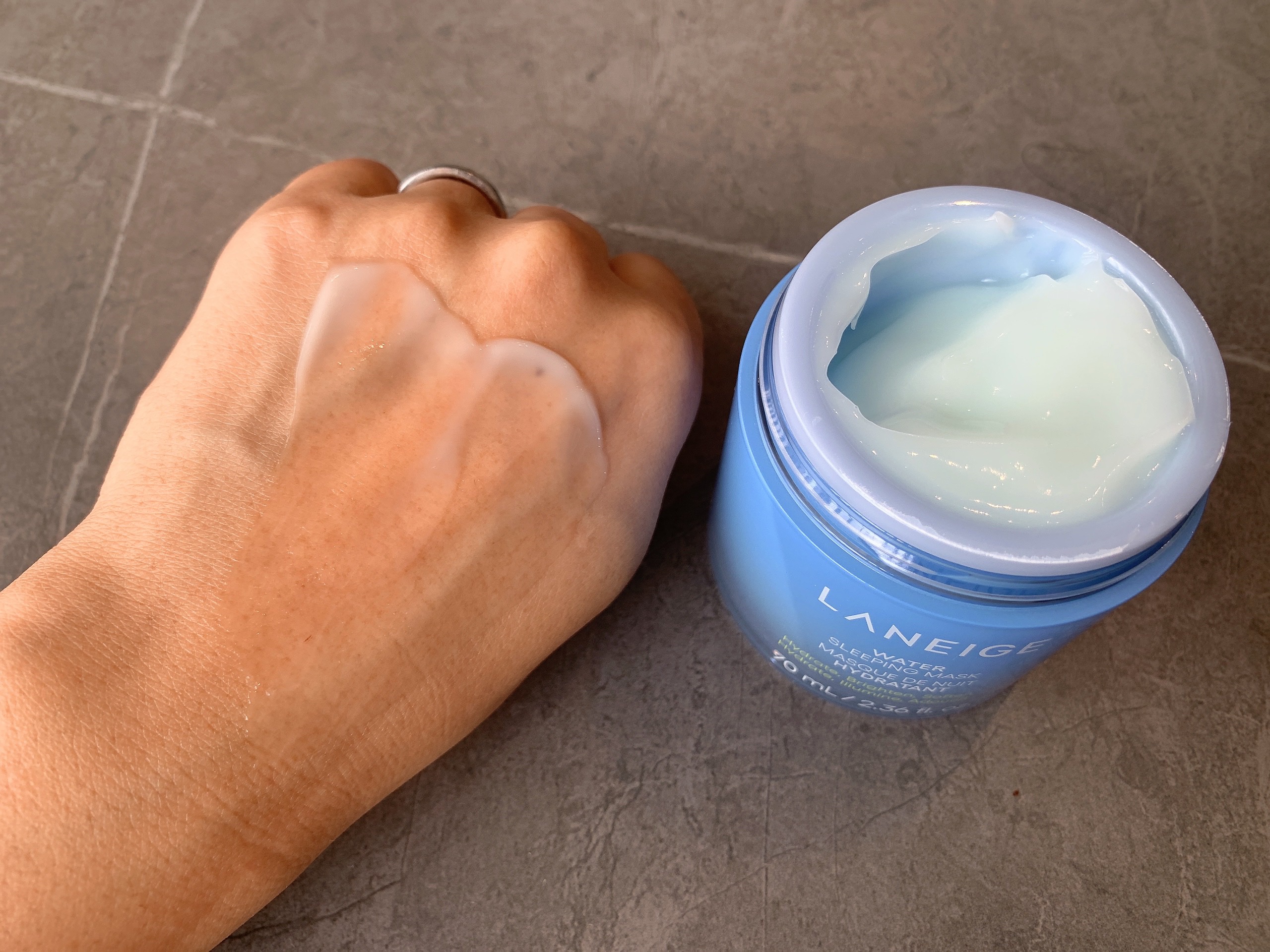 ウォータースリーピングマスク N/LANEIGE/フェイスクリームを使ったクチコミ（2枚目）
