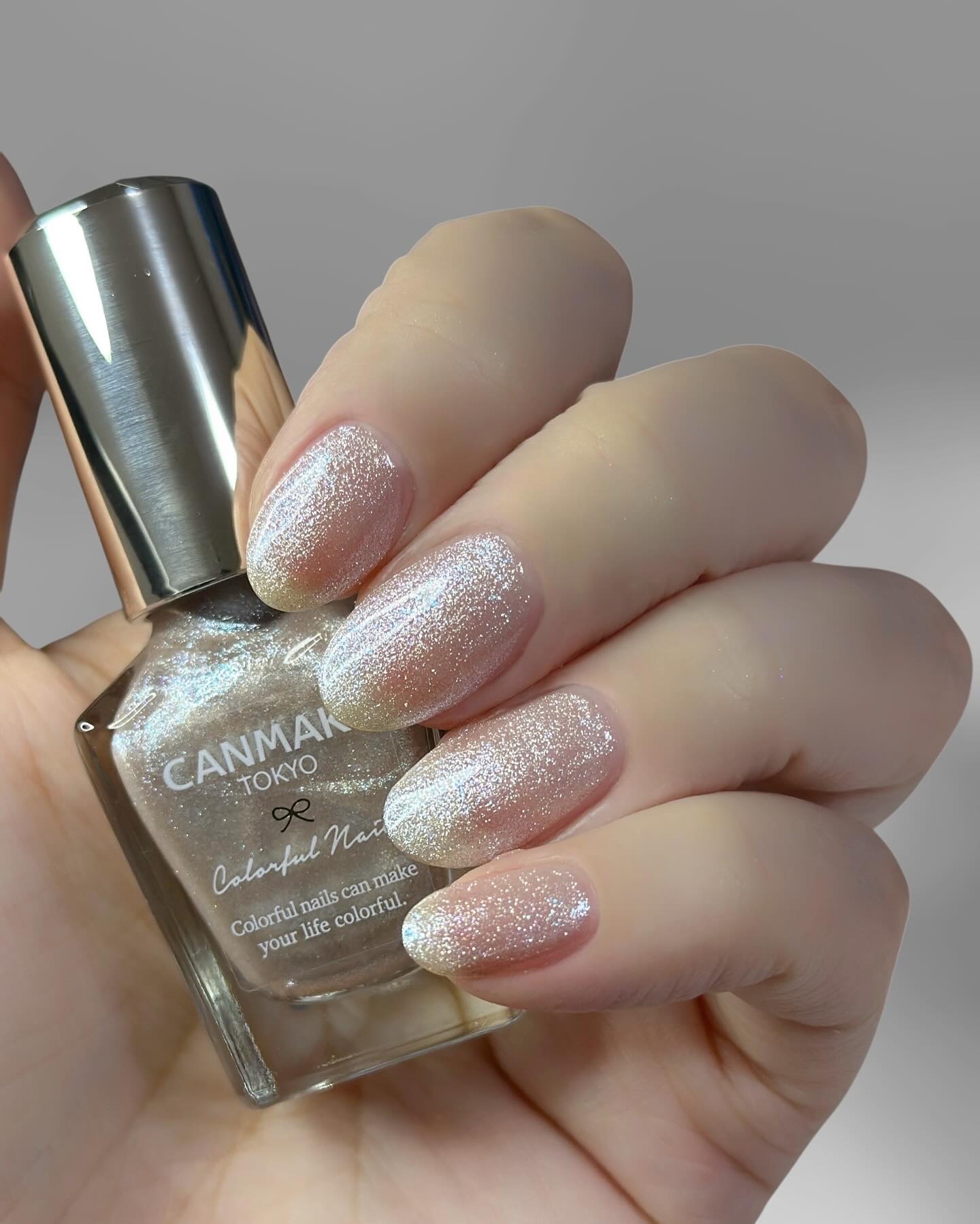 カラフルネイルズ N115 シェルフロート/キャンメイク/マニキュアを使ったクチコミ（2枚目）