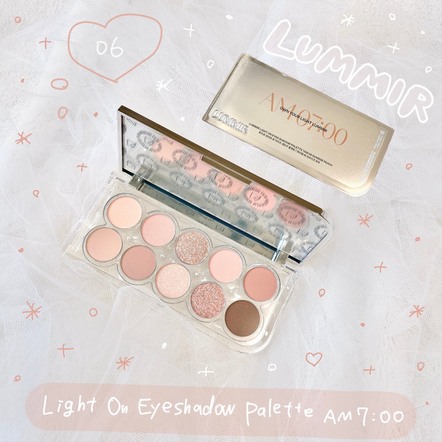 ライトオンアイズシャドウパレット/ルミル/アイシャドウパレットを使ったクチコミ(1枚目)