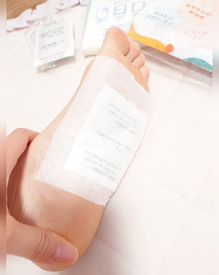 あしやすめ 足裏樹液シート/鎌倉ライフ/レッグ・フットケアを使ったクチコミ(6枚目)