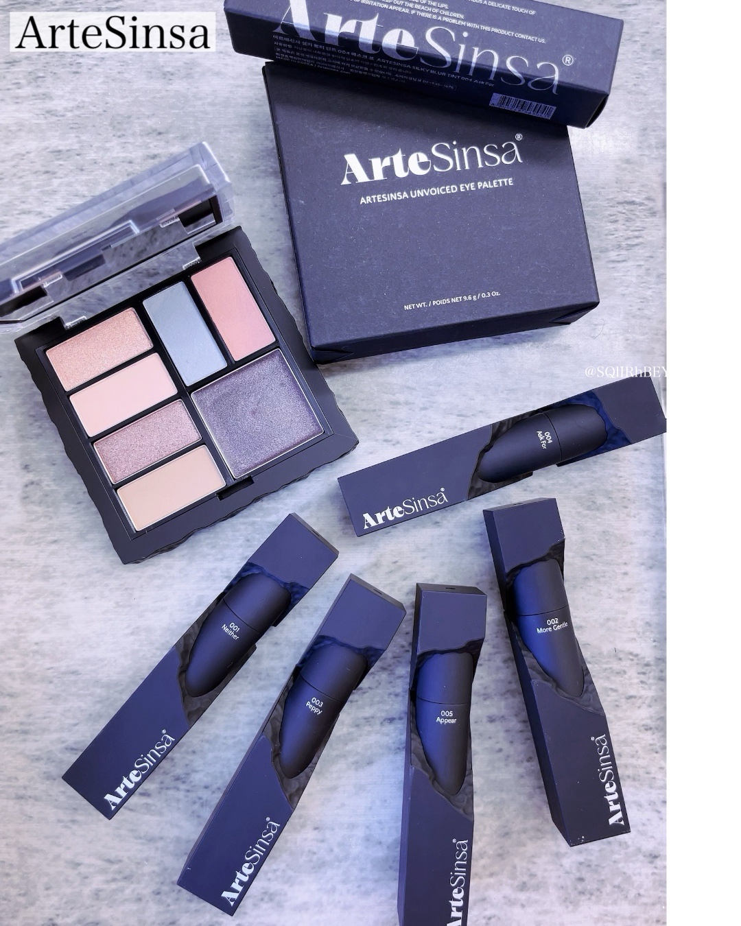 アンボイスドアイシャドウパレット/ArteSinsa/アイシャドウパレットを使ったクチコミ（2枚目）