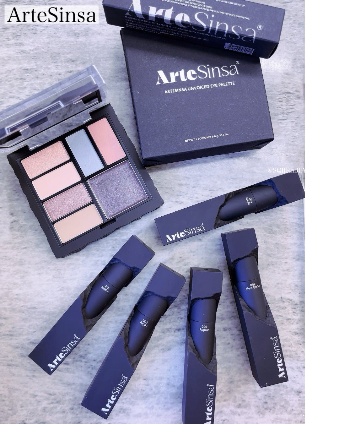 アンボイスドアイシャドウパレット/ArteSinsa/アイシャドウパレットを使ったクチコミ(2枚目)