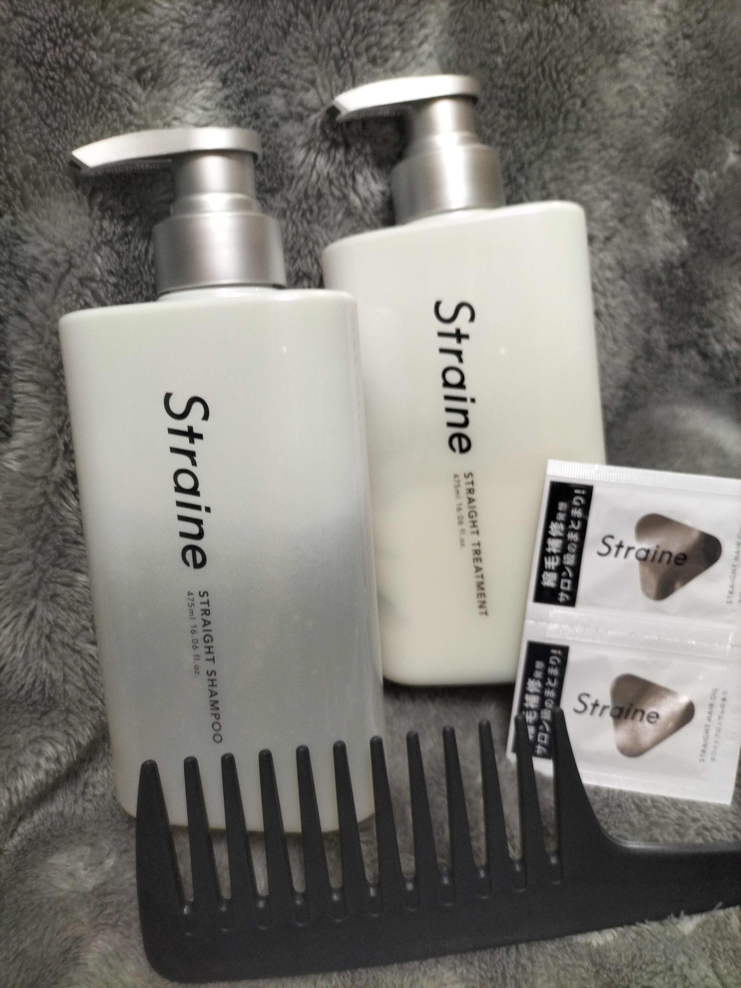 ストレートシャンプー/ストレートトリートメント ホワイトブロッサムの香り/Straine/市販シャンプーを使ったクチコミ（2枚目）