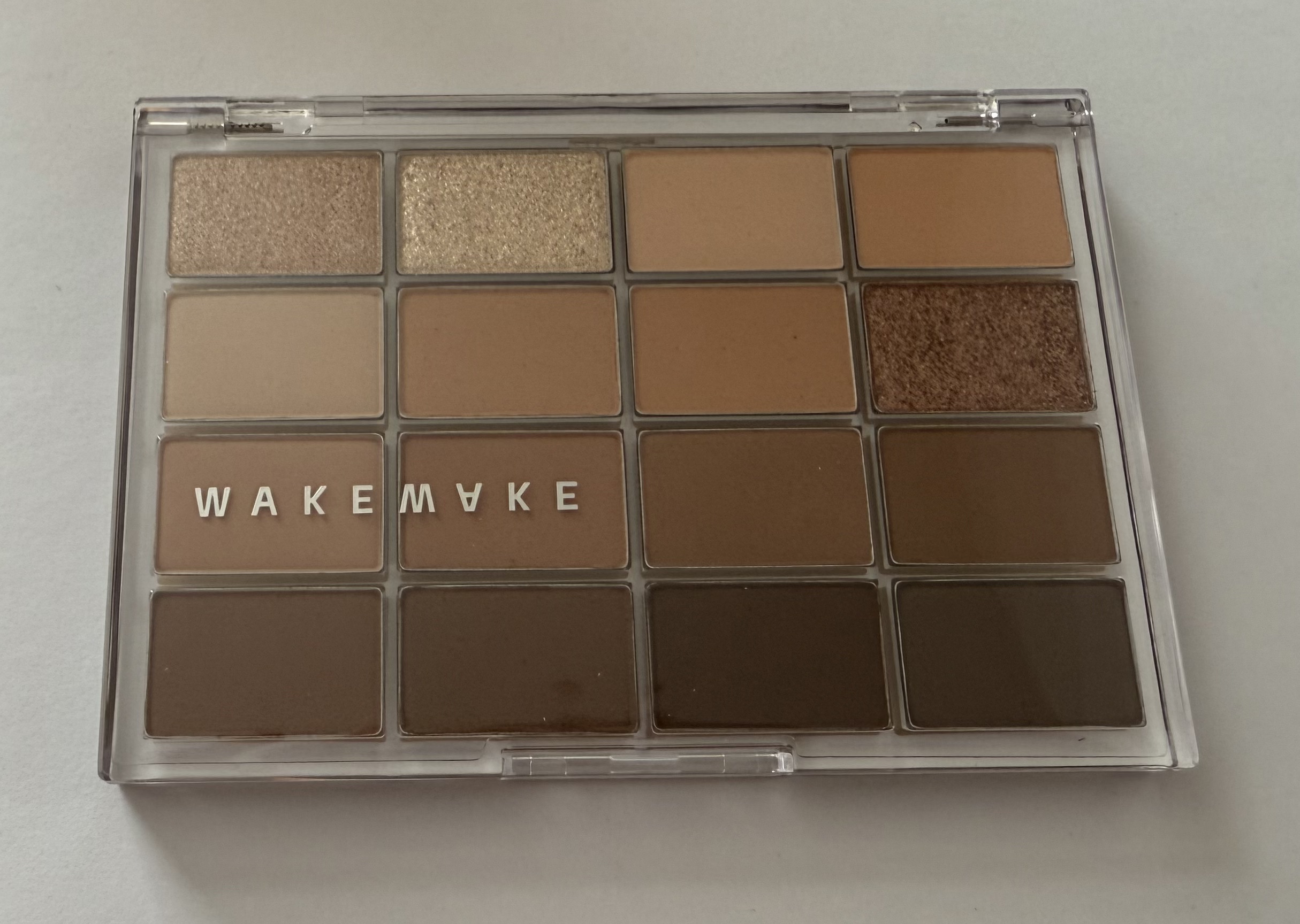 ソフトブラーリングアイパレット 14.キャラメルブラーリング/wakemake/アイシャドウパレットを使ったクチコミ（1枚目）