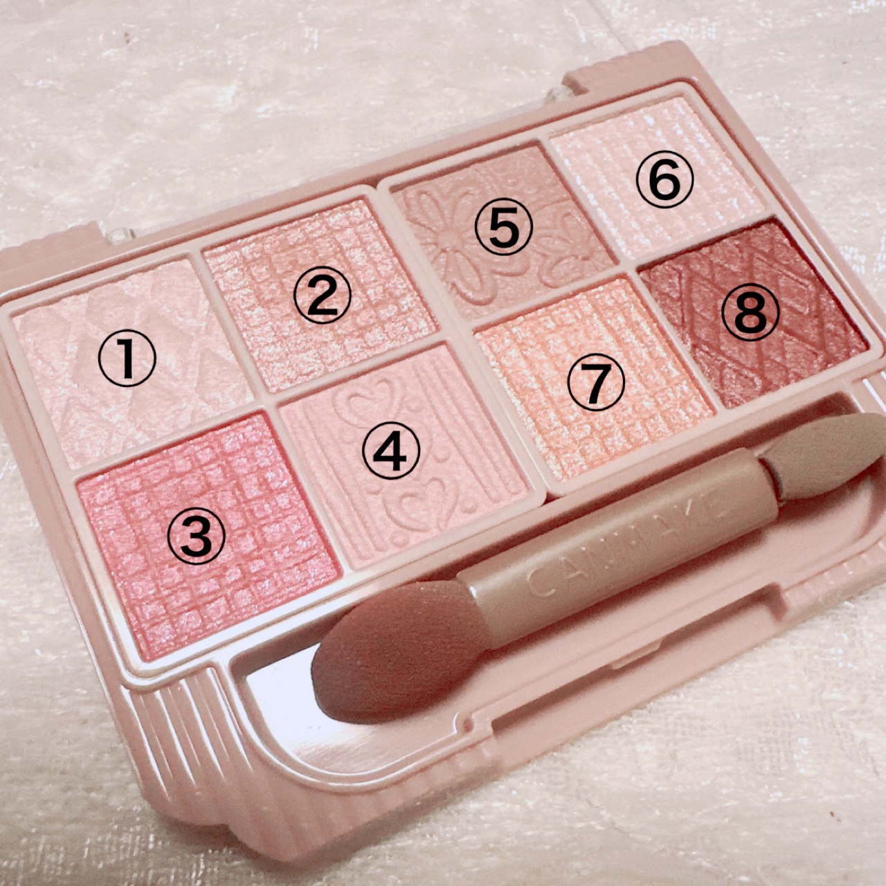 プティパレットアイズ/キャンメイク/パウダーアイシャドウを使ったクチコミ（2枚目）