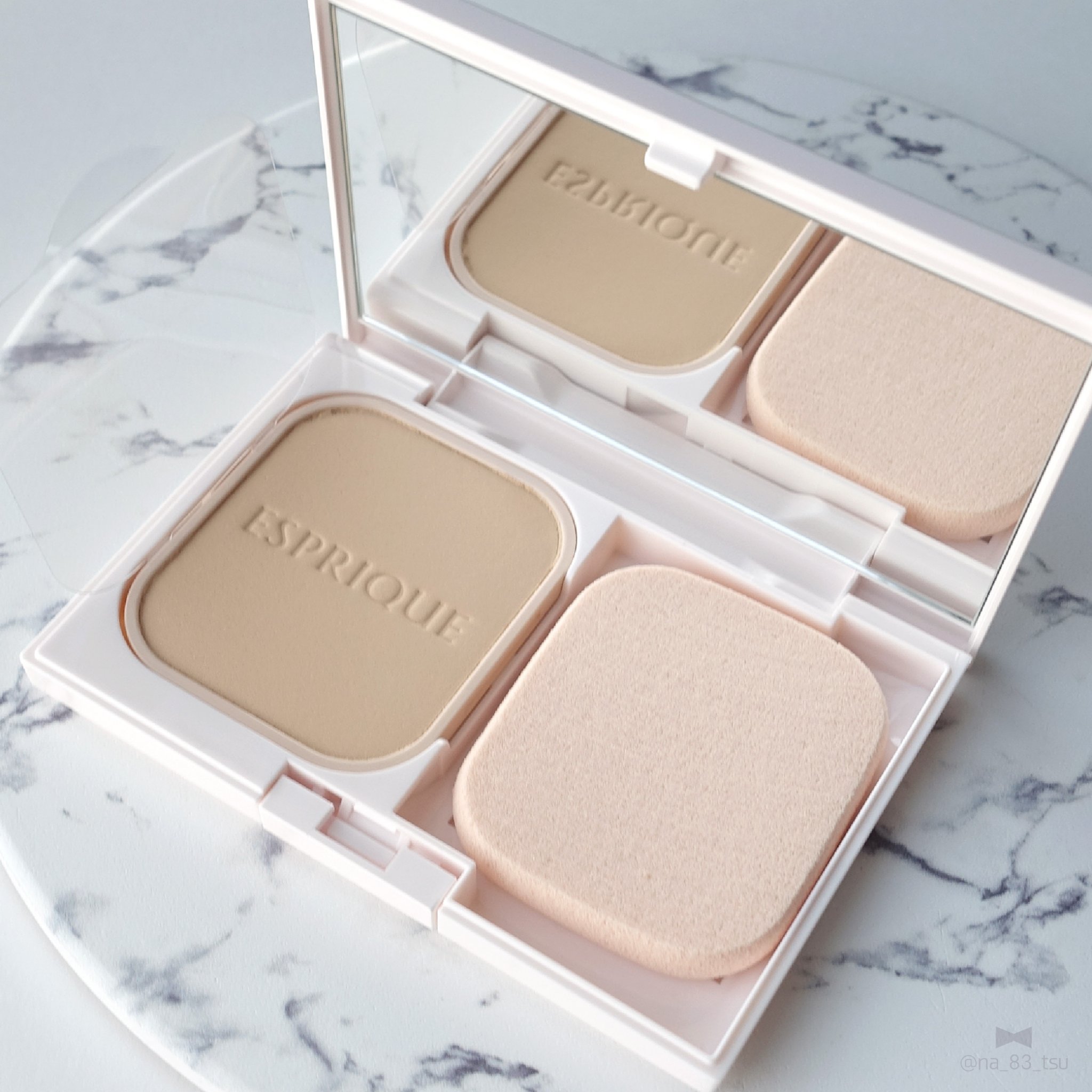 メルティセラム グロウパウダー/ESPRIQUE/パウダーファンデーションを使ったクチコミ（1枚目）