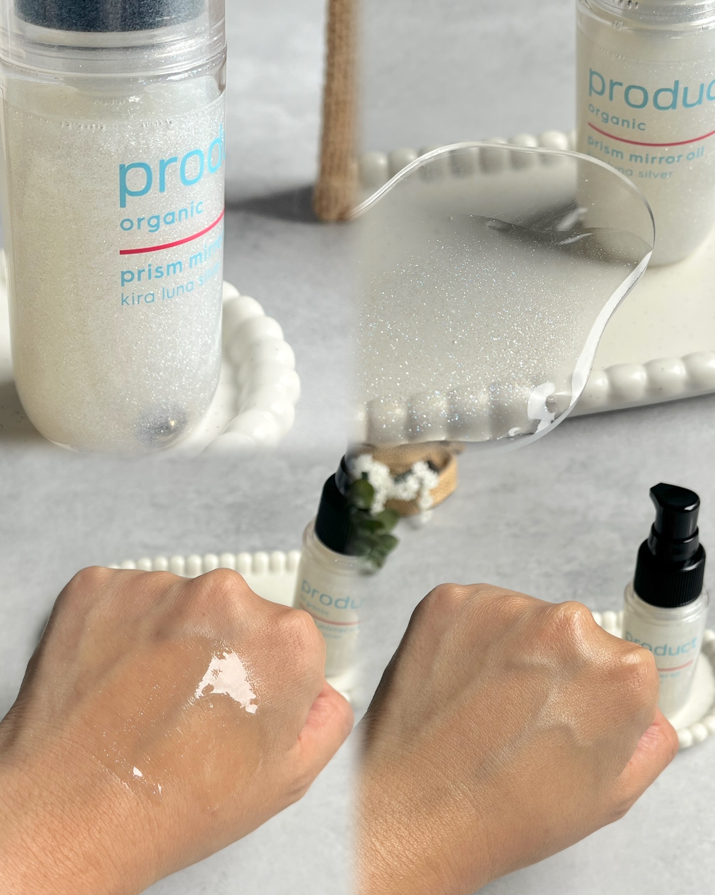 ザ・プロダクト　プリズムミラーオイル ＜ヘアオイル・スキンオイル＞/ザ・プロダクト/ヘアオイルを使ったクチコミ（3枚目）
