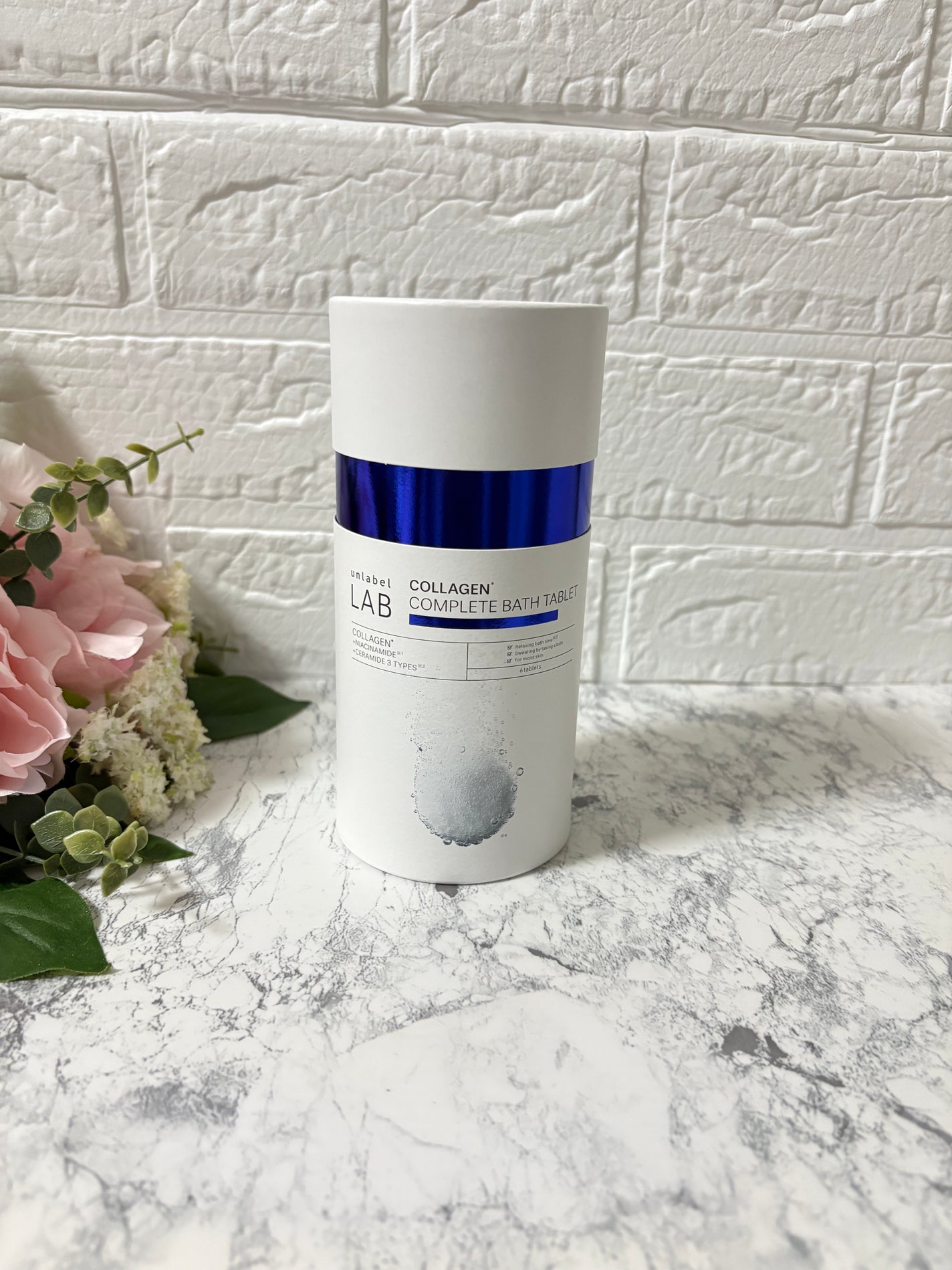 アンレーベル ラボ CO バスタブレット/unlabel/炭酸系入浴剤を使ったクチコミ(1枚目)