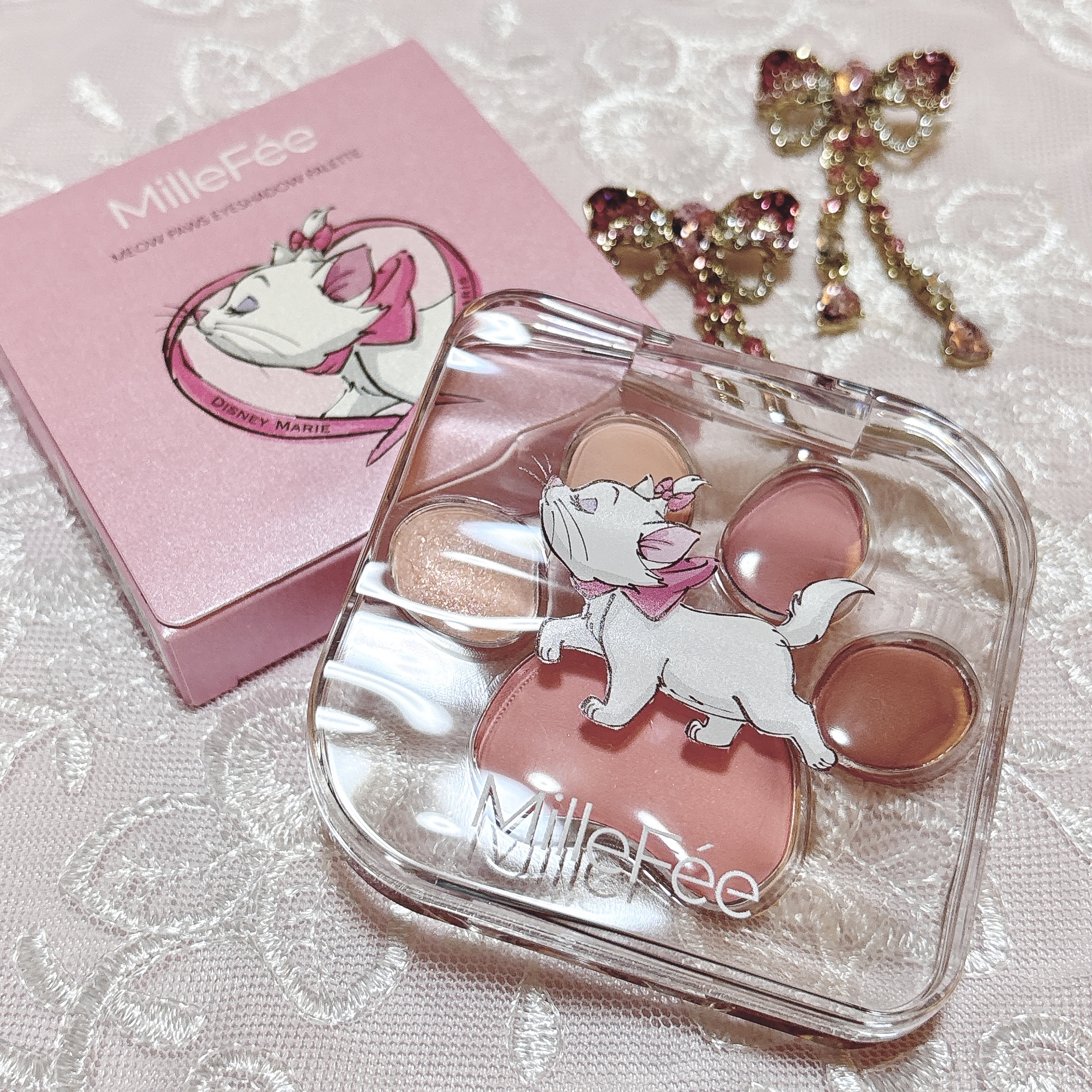 ミャオパウズアイシャドウパレット/MilleFée/アイシャドウパレットを使ったクチコミ（1枚目）