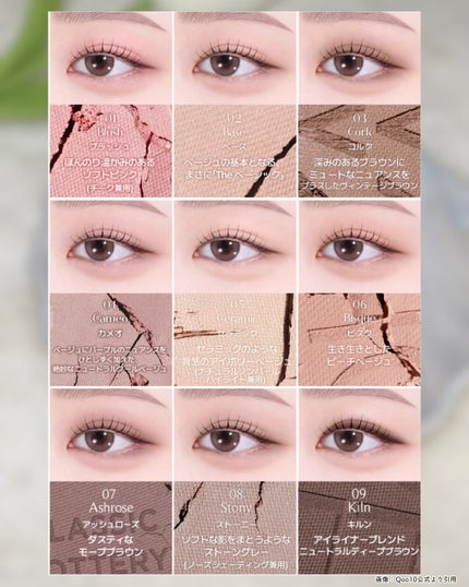 マイフェイブムードアイパレット 9カラー/HOLIKA HOLIKA/アイシャドウパレットを使ったクチコミ(4枚目)