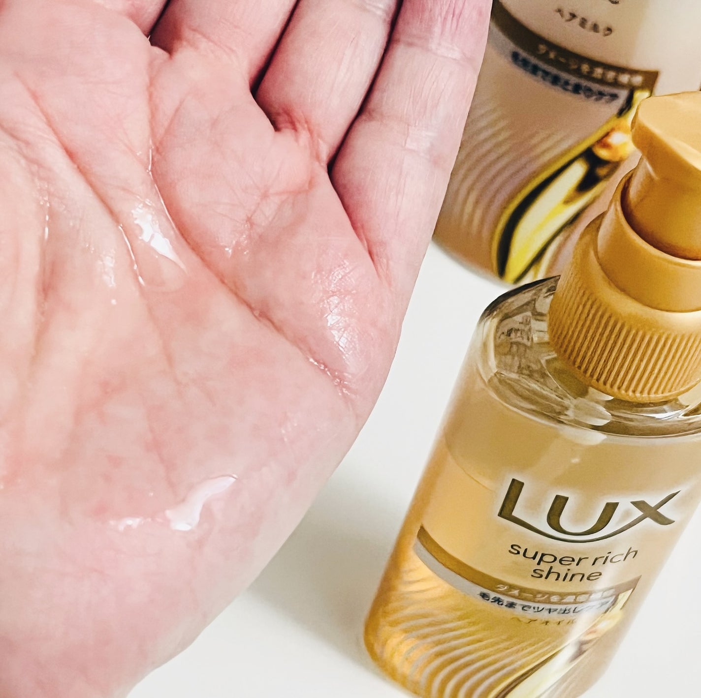 スーパーリッチシャイン ダメージリペア 補修シャンプー / 補修コンディショナー/LUX/市販シャンプーを使ったクチコミ(4枚目)