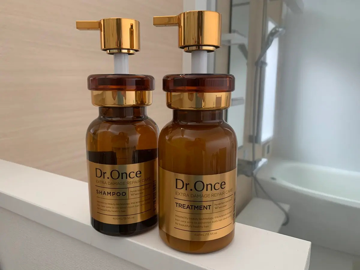 DRワンス エクストラDR シャンプー／ヘアトリートメント  ヘアトリートメント 400ｍL/Dr.Once/市販シャンプーを使ったクチコミ（1枚目）