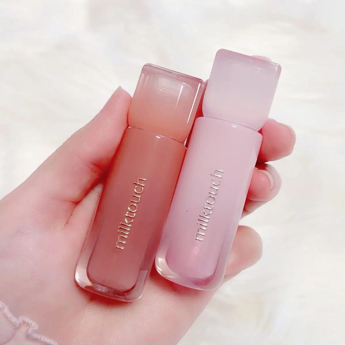 デューステインシアーリップグロス/Milk Touch/リップグロスを使ったクチコミ（1枚目）