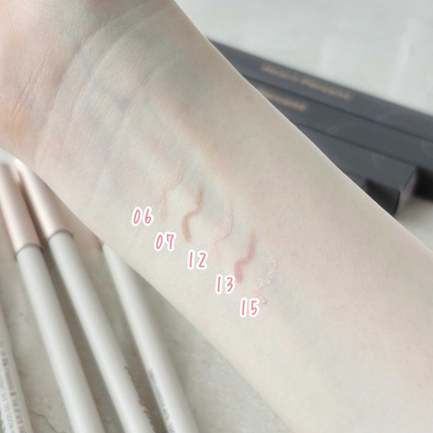 ドットオンムードジェルアイライナーペンシル 13. マイルドピンク /Heart Percent/ジェルアイライナーを使ったクチコミ（2枚目）