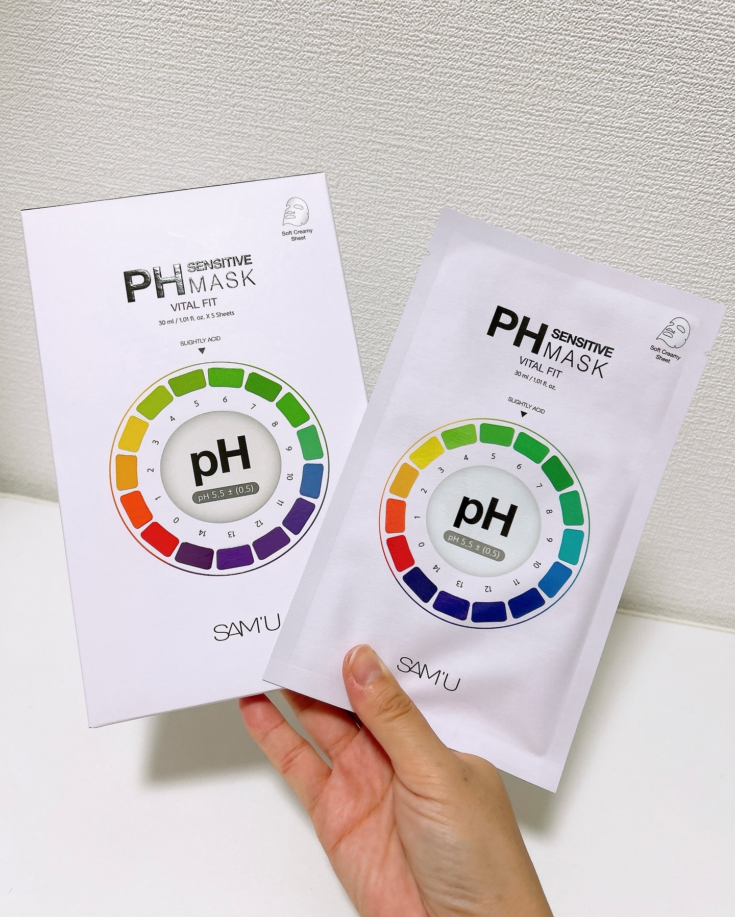 PHセンシティブマスクスージング＆モイスト/SAM'U/シートマスク・パックを使ったクチコミ（3枚目）