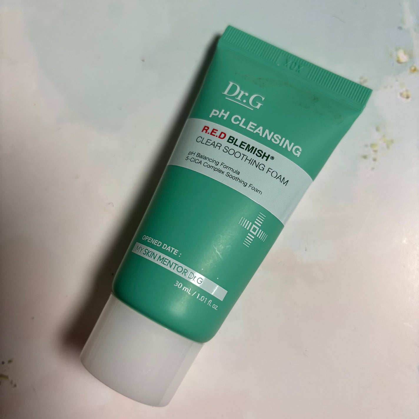 弱酸性レッドブレミッシュクリアスージングフォーム/Dr.G/洗顔フォームを使ったクチコミ(1枚目)