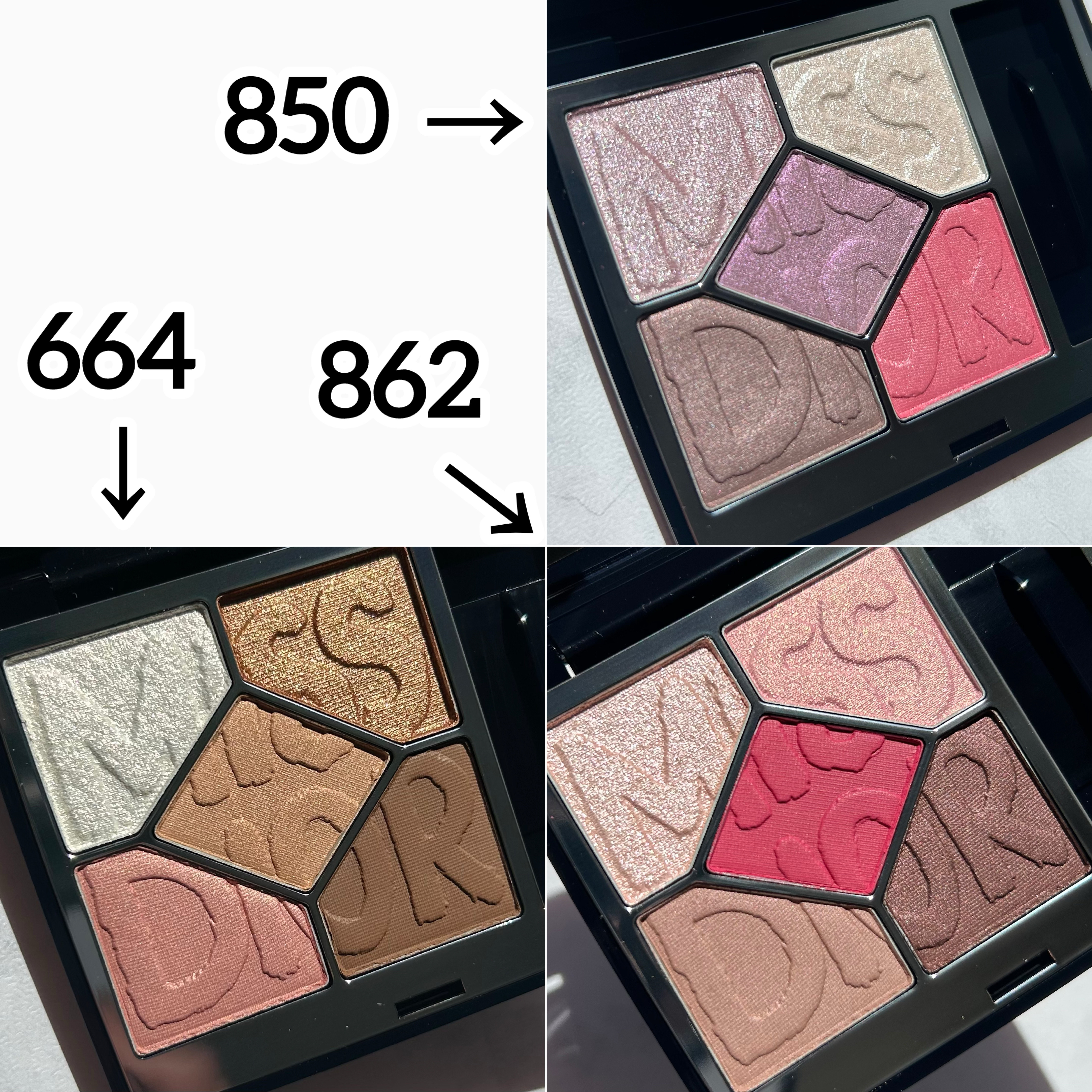 ディオールショウ サンク クルール（ミス ディオール コレクション 限定品）/Dior/アイシャドウを使ったクチコミ（2枚目）