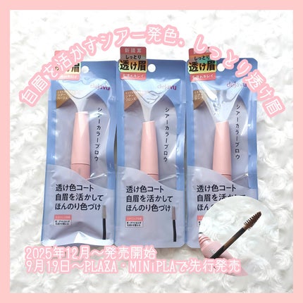 シアーカラーブロウ/デジャヴュ/眉マスカラを使ったクチコミ(1枚目)