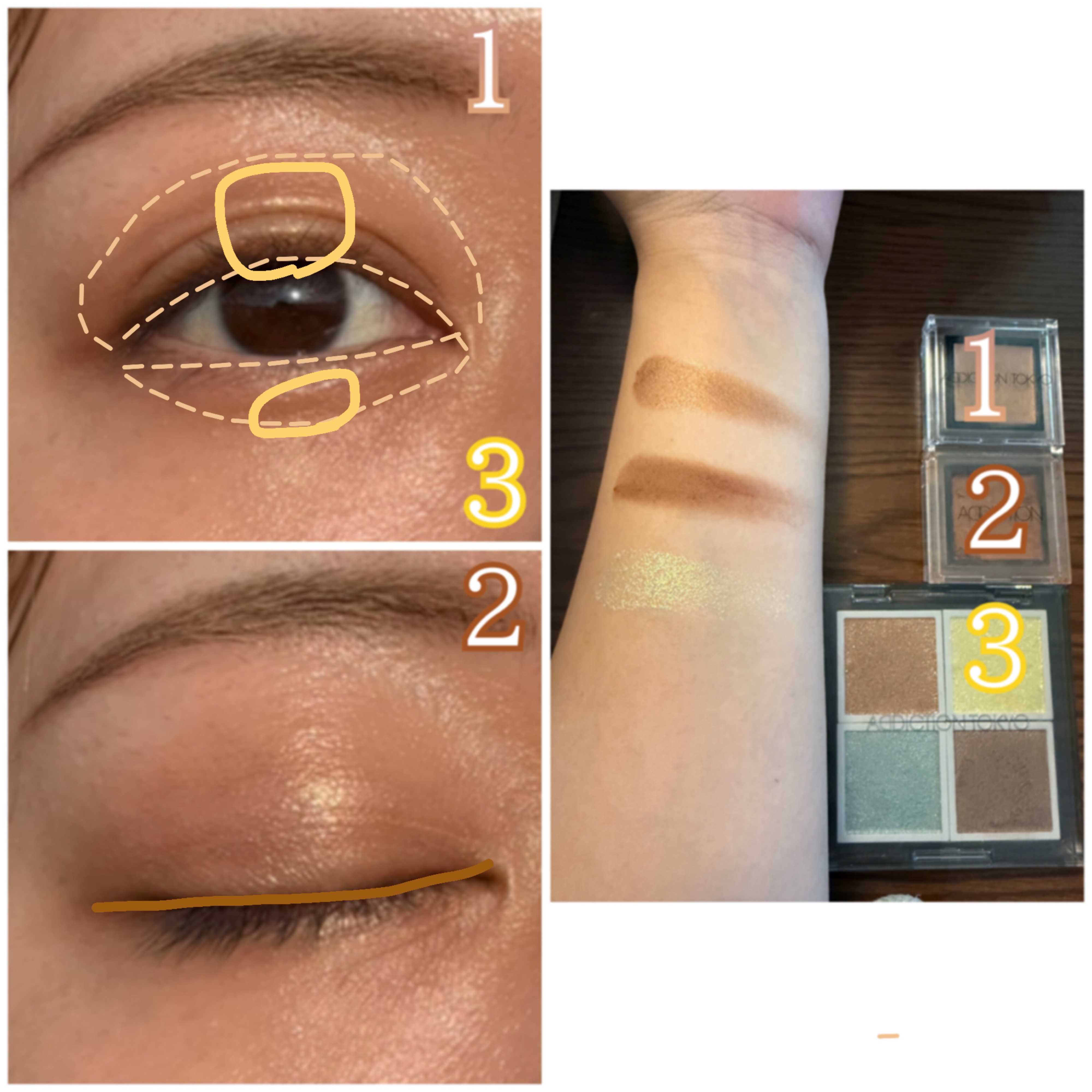 アディクション ザ アイシャドウ/ADDICTION/単色アイシャドウを使ったクチコミ（3枚目）