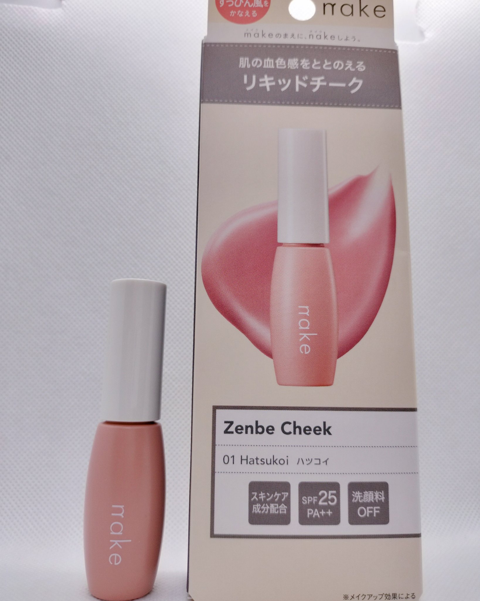 nake 全べチーク/nake/リキッドチークを使ったクチコミ（2枚目）