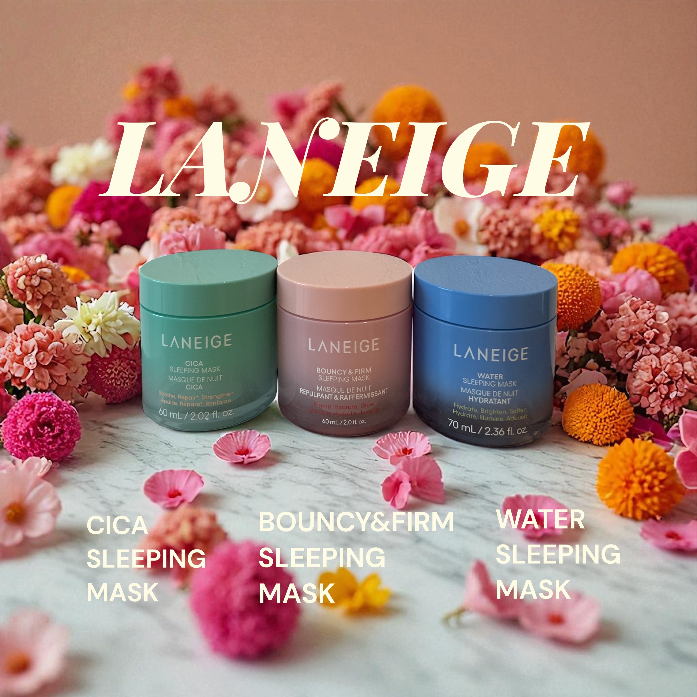 バウンシースリーピングマスク/LANEIGE/フェイスクリームを使ったクチコミ（1枚目）