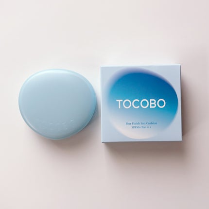 ブラーフィニッシュサンクッション/TOCOBO/日焼け止めパウダーを使ったクチコミ(1枚目)