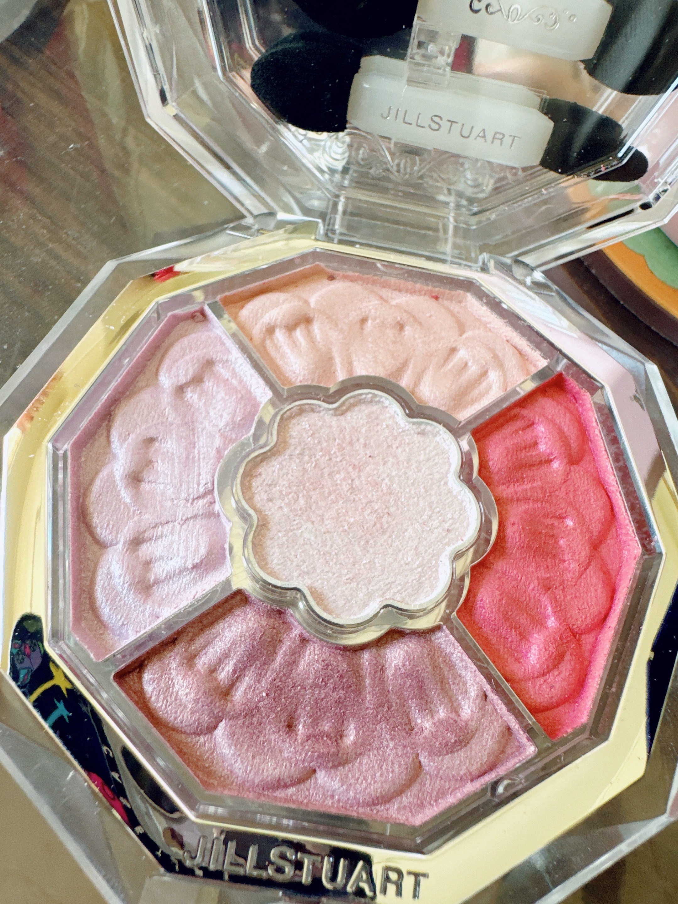 ジルスチュアート ブルームクチュール アイズ　ジュエルドブーケ 14 verbena morganite/JILL STUART/アイシャドウパレットを使ったクチコミ（2枚目）