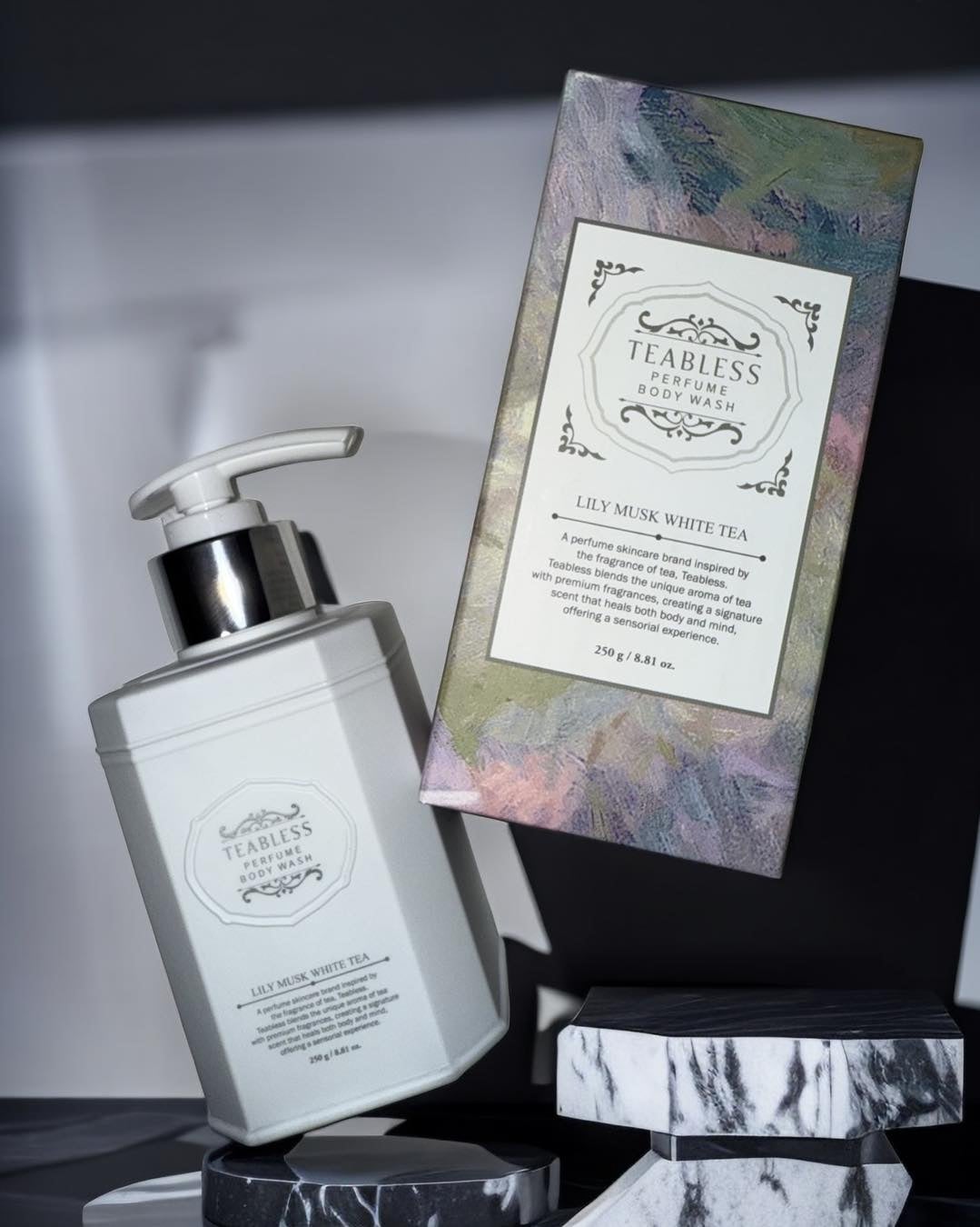 パフュームボディウォッシュ リリームスクホワイトティー/TEABLESS/ボディソープを使ったクチコミ(2枚目)