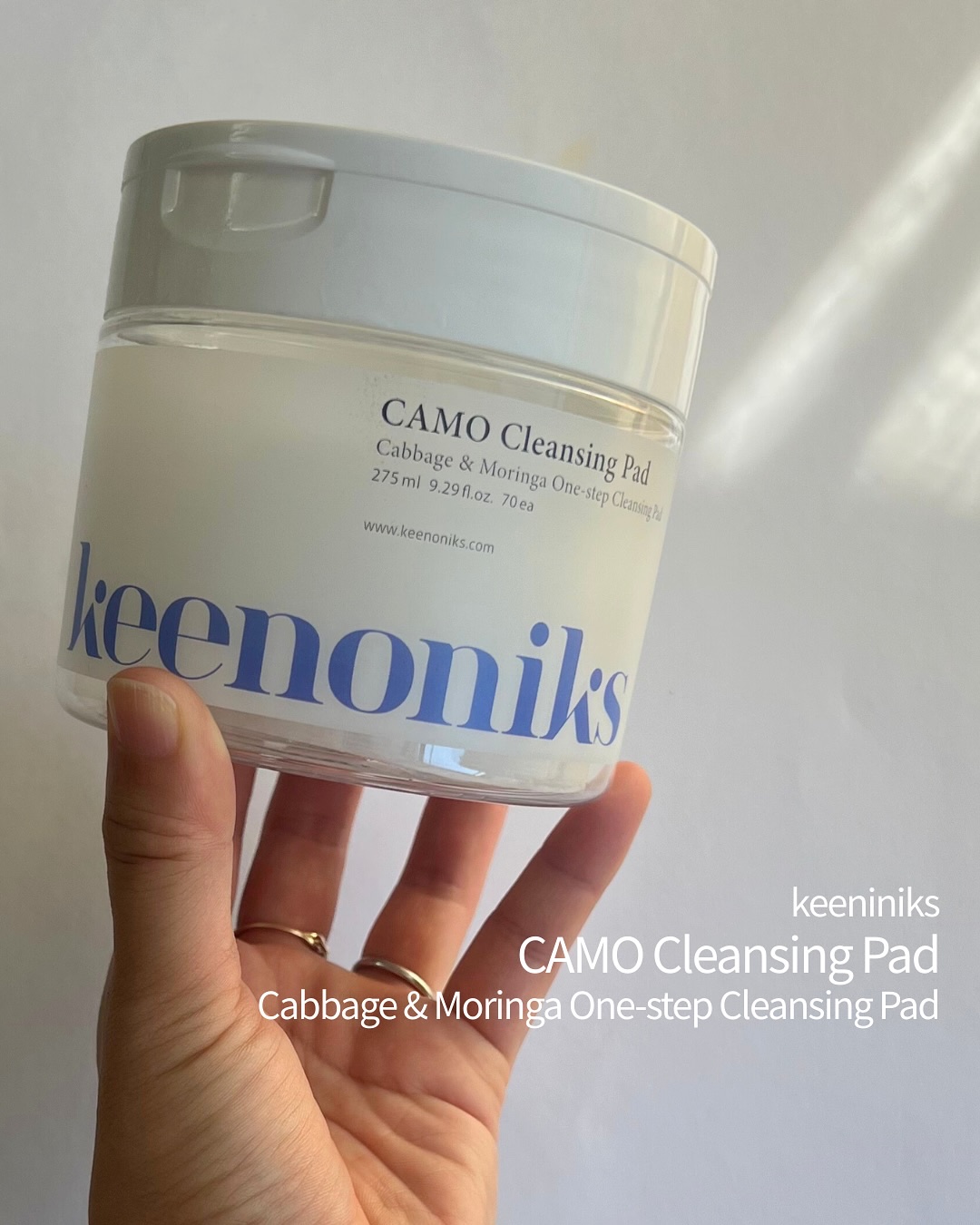 CAMO クレンジングパッド/keenoniks/クレンジングシートを使ったクチコミ（3枚目）
