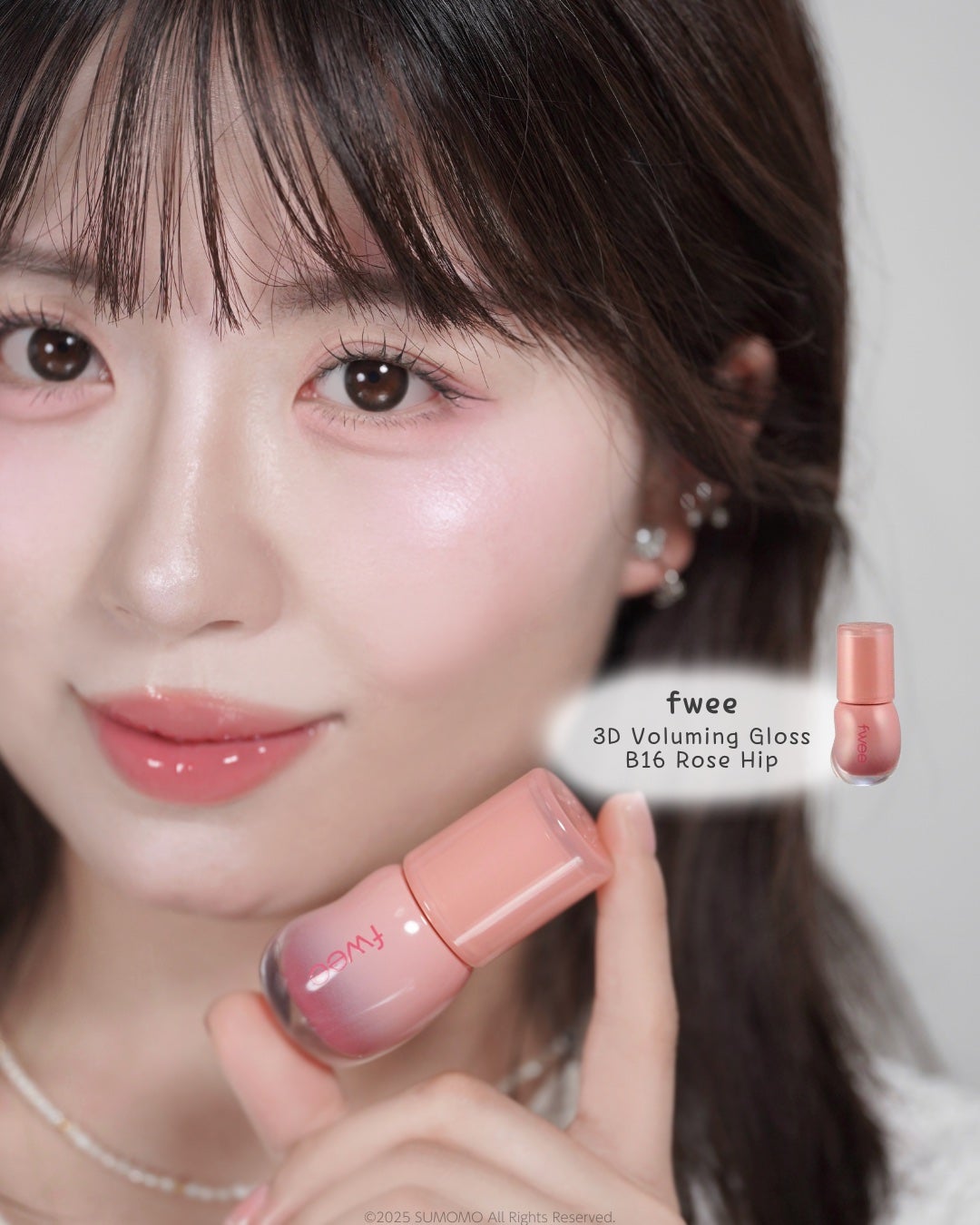 フィー 3Dボリューミンググロス/fwee/リップグロスを使ったクチコミ(3枚目)