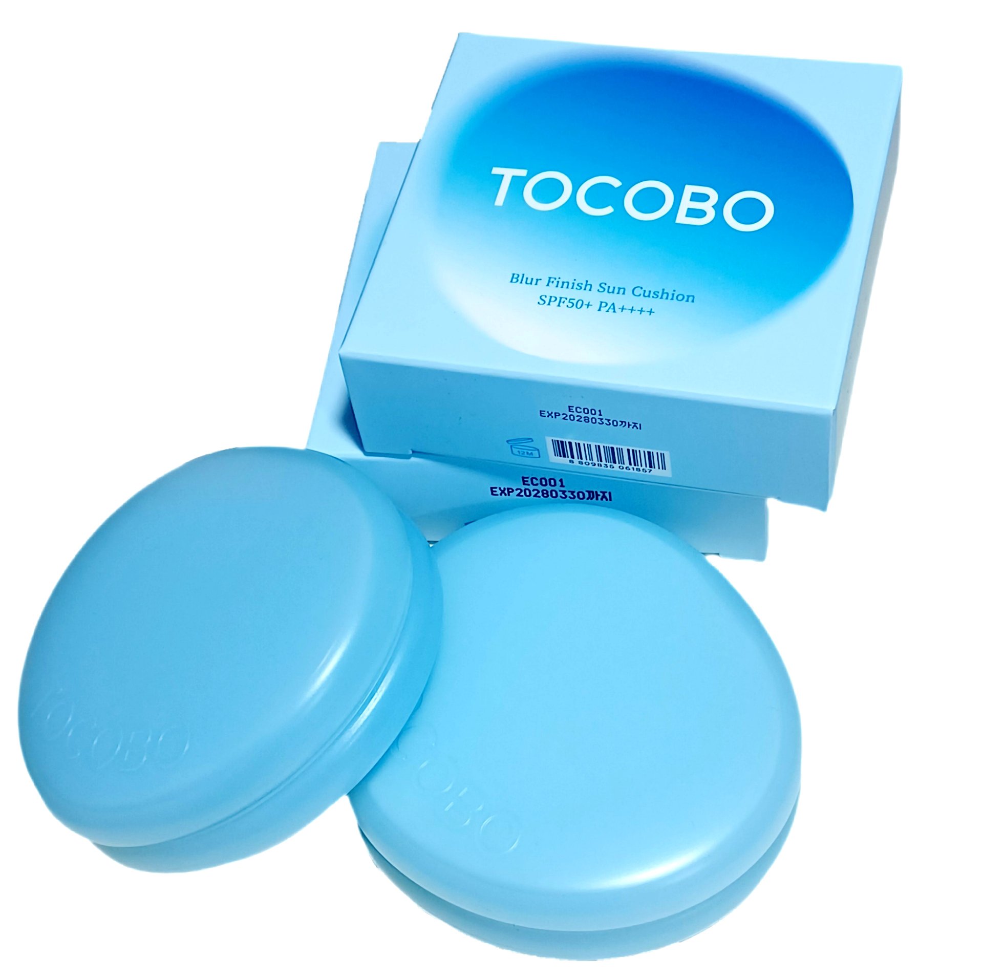 ブラーフィニッシュサンクッション/TOCOBO/日焼け止めパウダーを使ったクチコミ（2枚目）