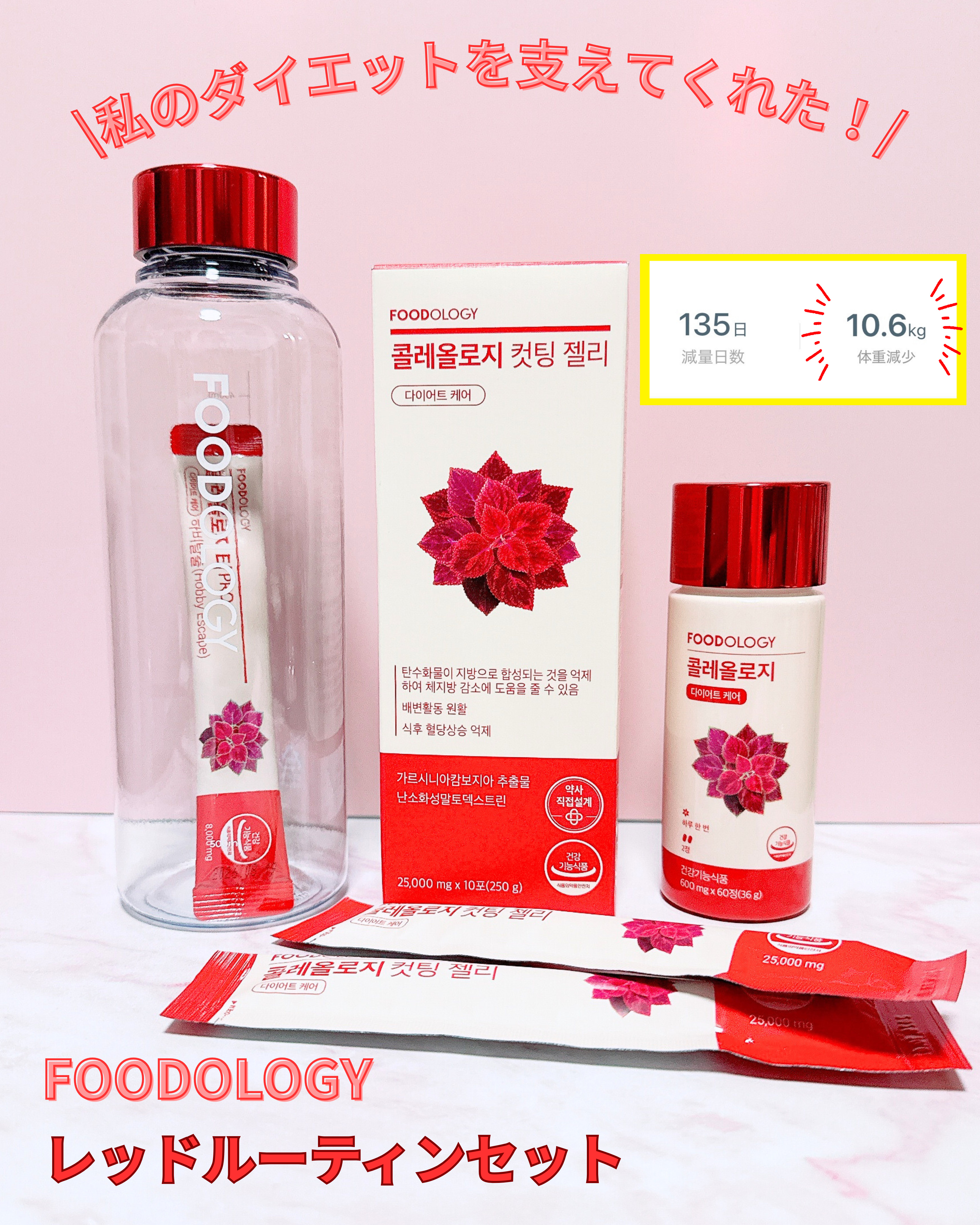 コレオロジーティー/FOODOLOGY/ドリンクを使ったクチコミ（1枚目）