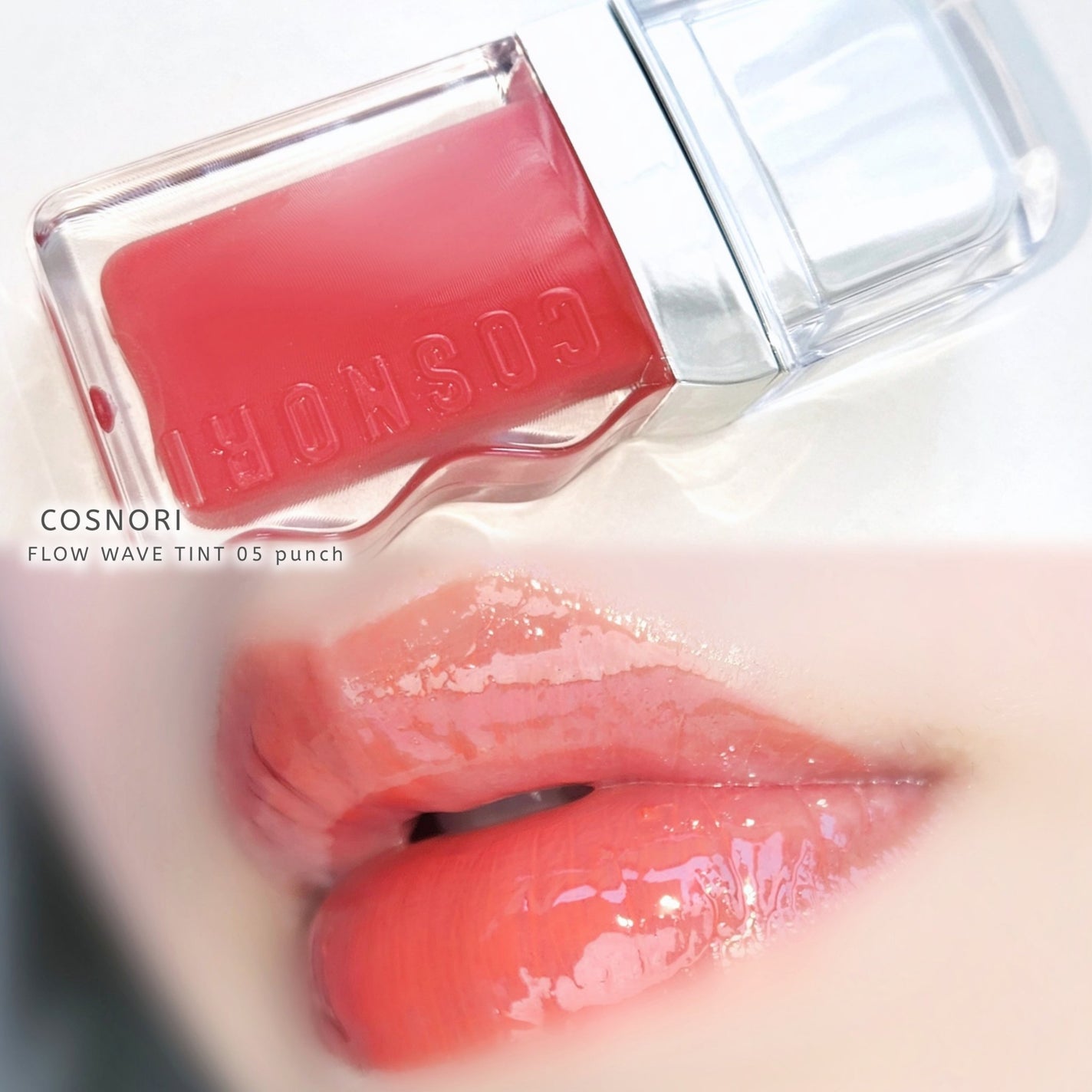 フローウェーブティント/COSNORI/リップティントを使ったクチコミ(4枚目)