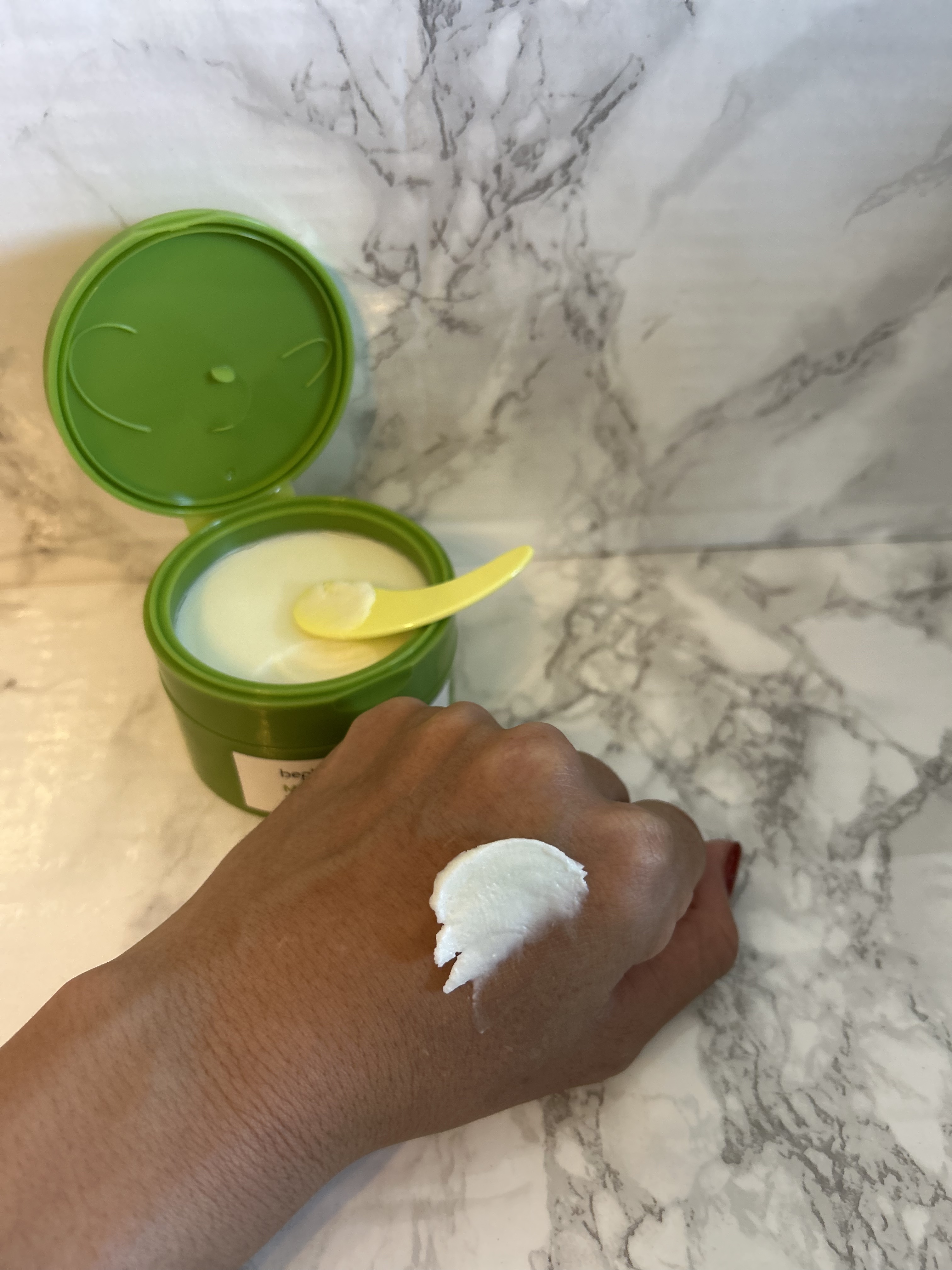 緑豆毛穴クレンジングミルクバーム/beplain/クレンジングバームを使ったクチコミ（2枚目）