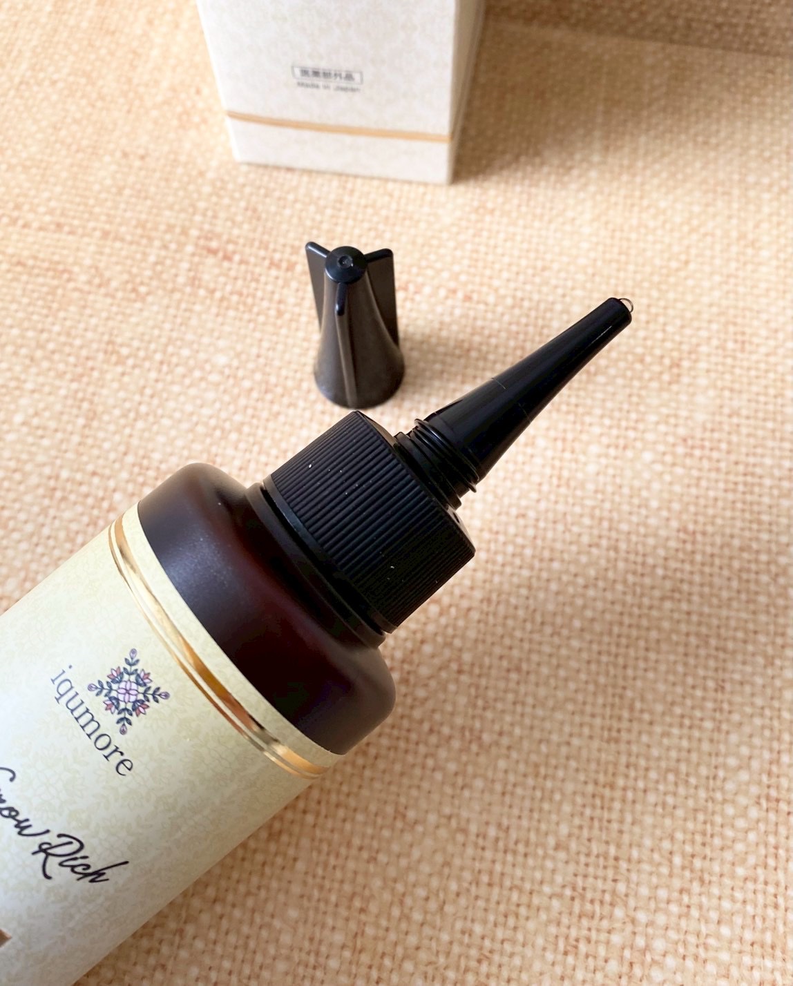 イクモアナノグロウリッチプレミアム/iqumore/頭皮ローションを使ったクチコミ（2枚目）